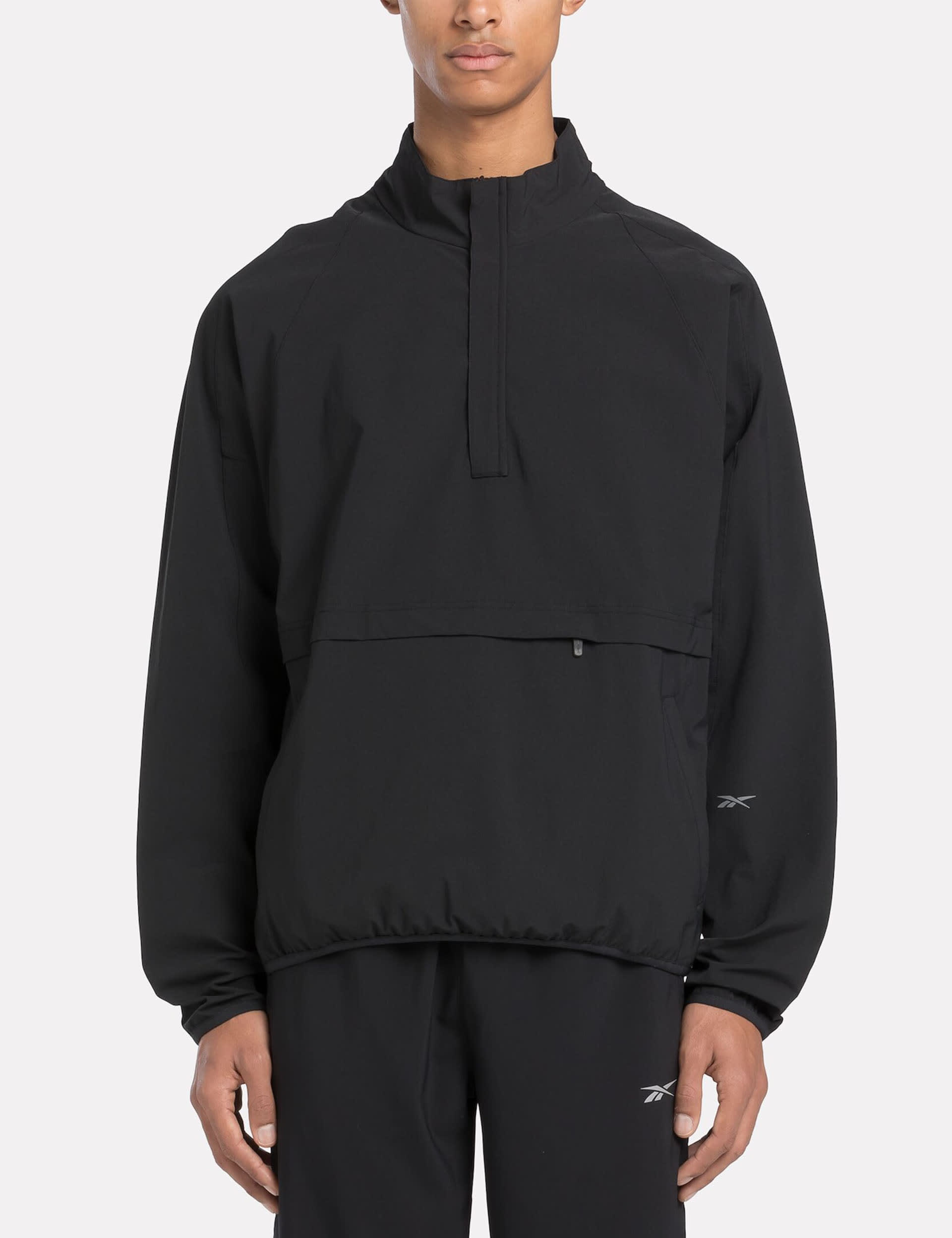 Reebok Men's Active Collective SkyStretch Anorak - Black, Black