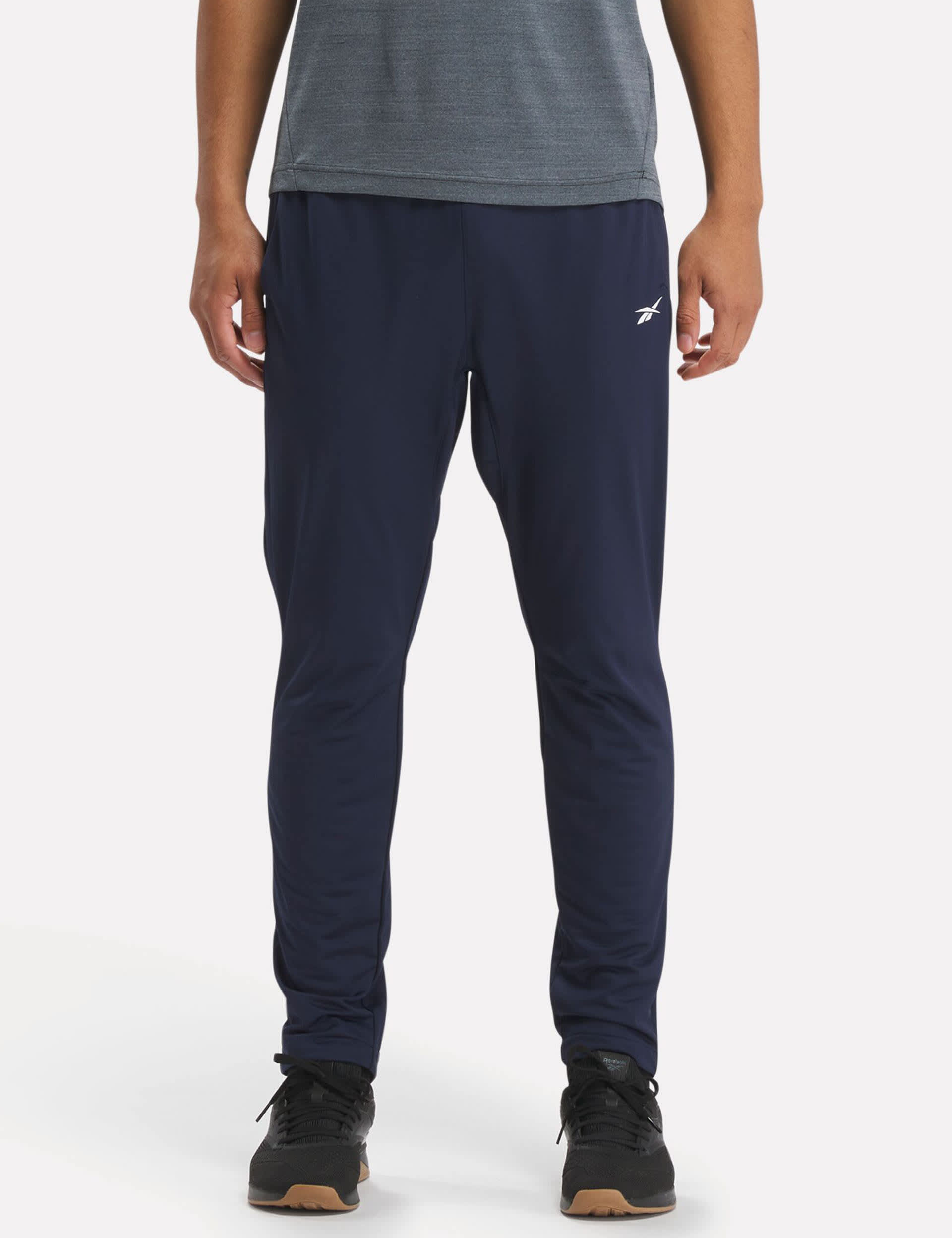 Reebok Men's Training Drawstring Joggers - L - Navy, Navy