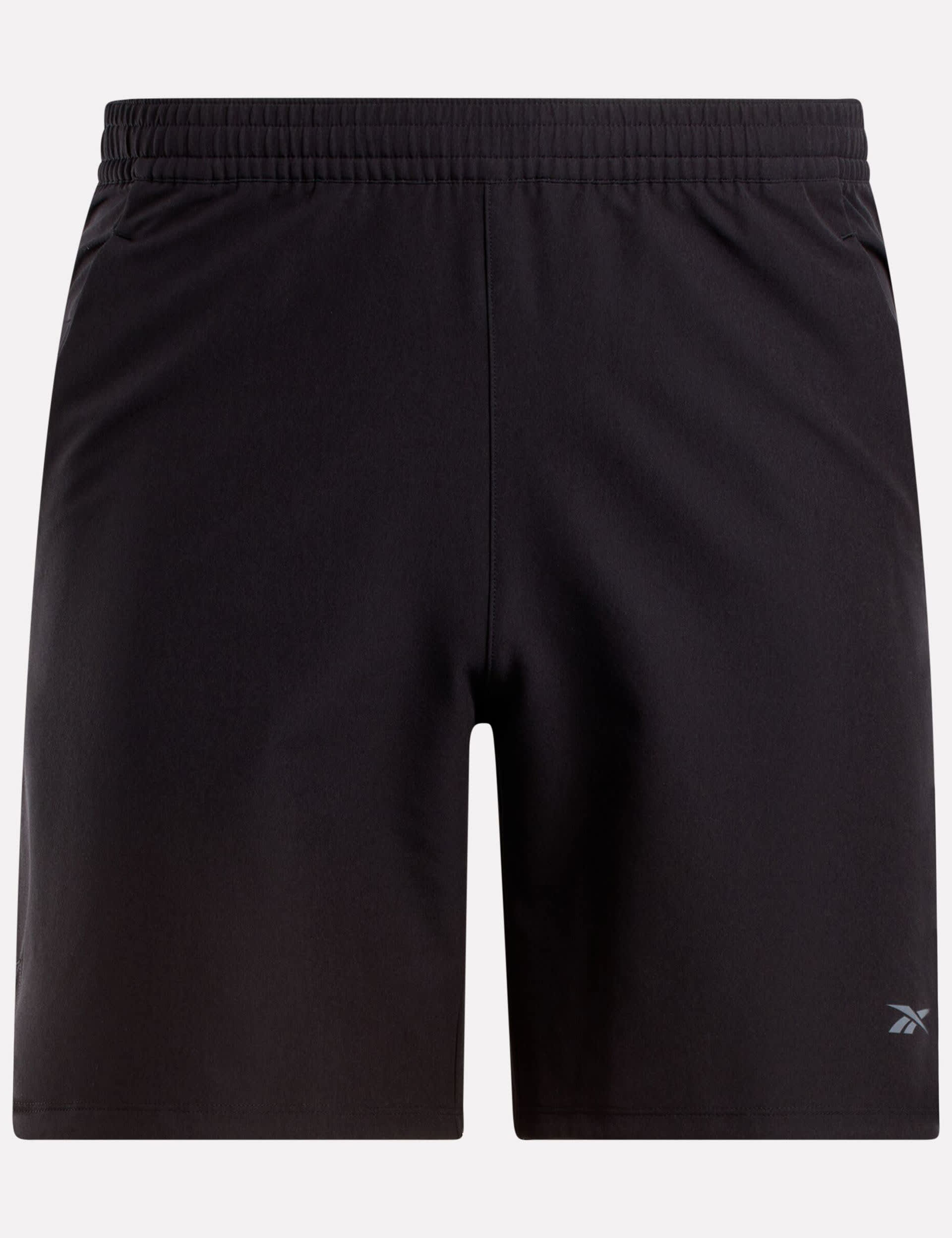 Reebok Men's Strength 4.0 Drawstring Slim Fit Shorts - XL - Black, Grey,Black