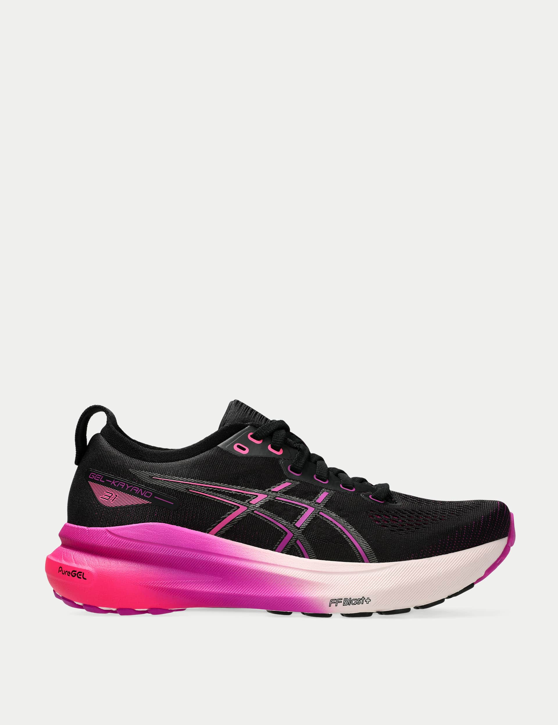 Asics Women's Gel-Kayano 31 Trainers - 6 - Black Mix, Black Mix,Duck Egg