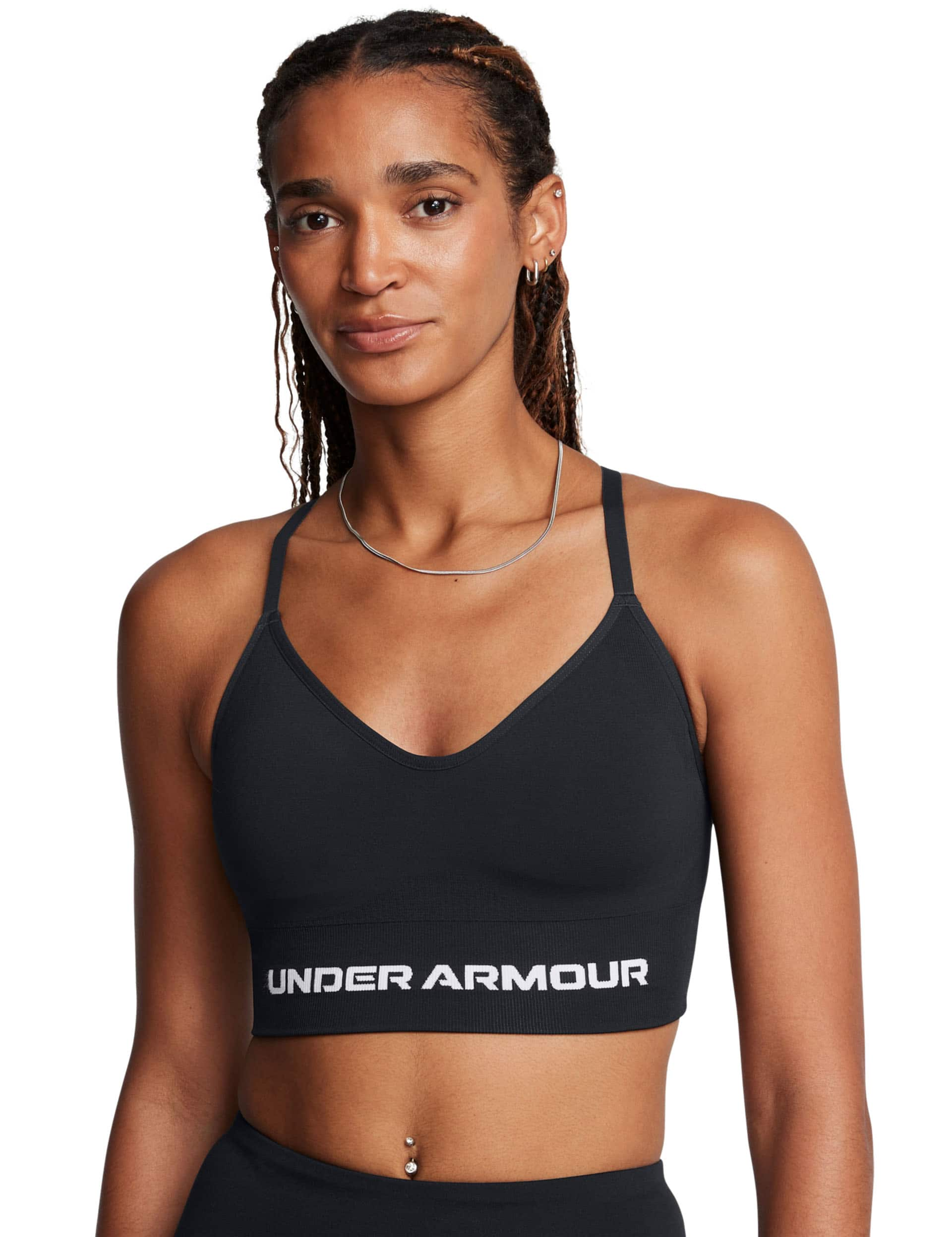 Under Armour Women's Vanish Seamless Sports Bra - XL - Black, Black