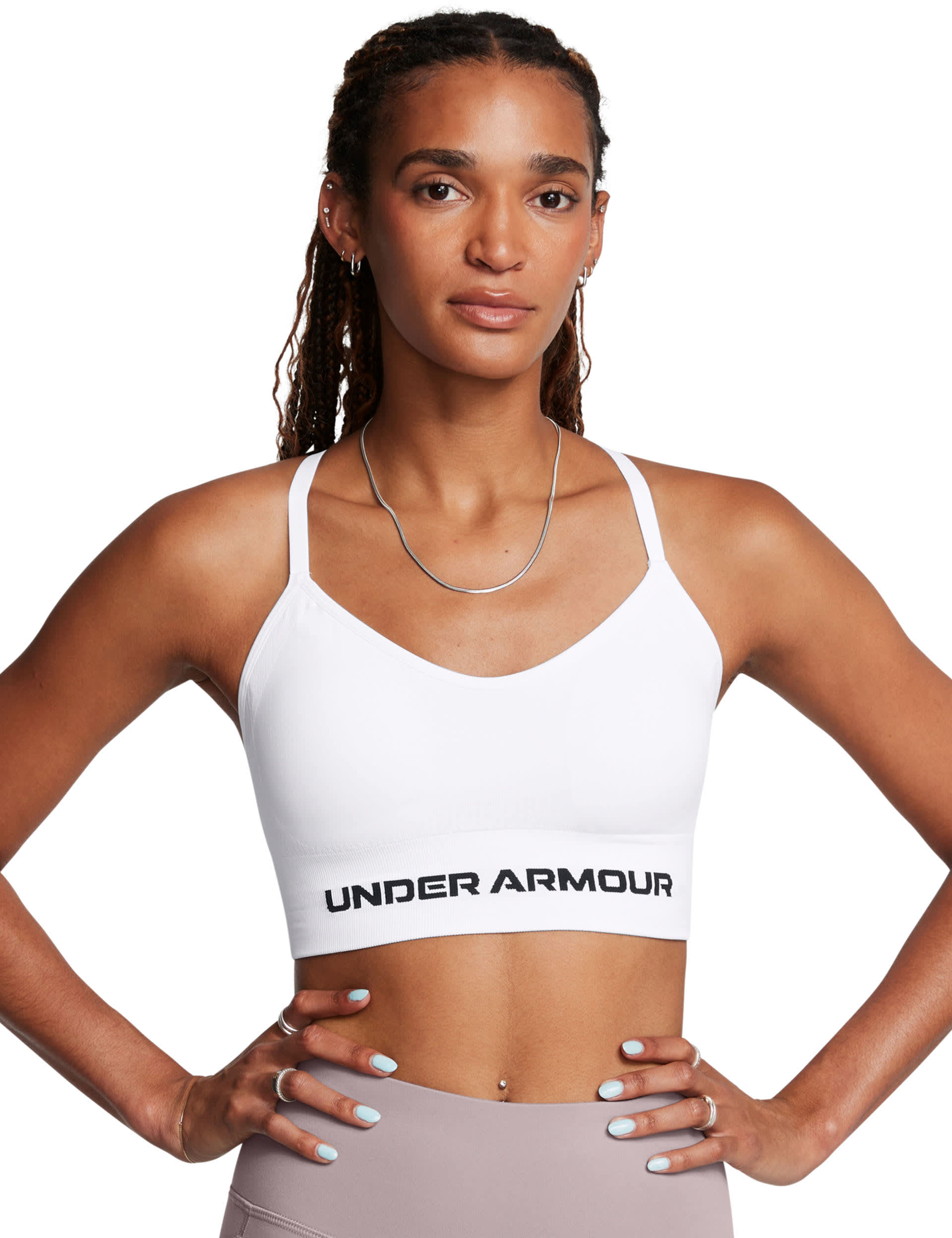 Under Armour Women's Vanish Seamless Sports Bra - XL - White, Grey,Bright Red,Black,White