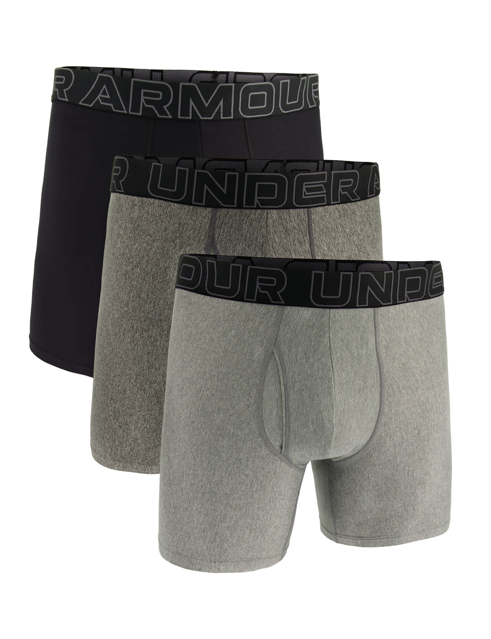 Under Armour Men's 3pk Performance Tech Boxers - Grey, Grey