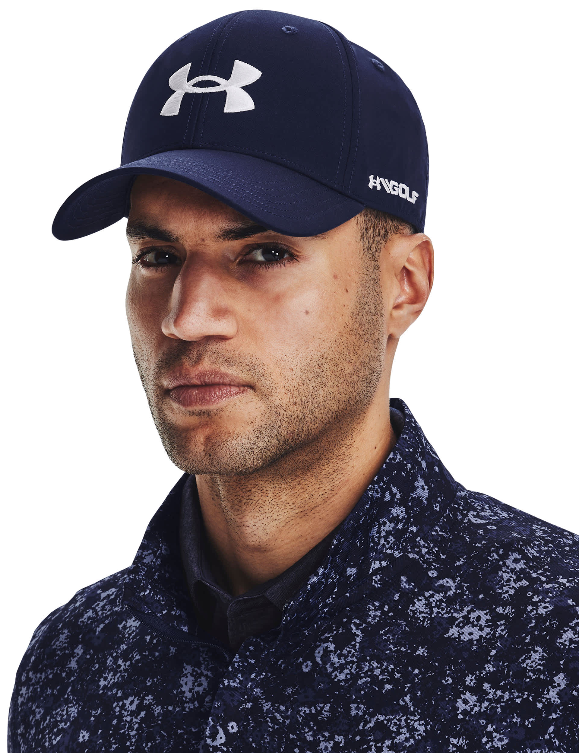 Under Armour Men's Golf96 Baseball Cap - Dark Navy, Dark Navy,White