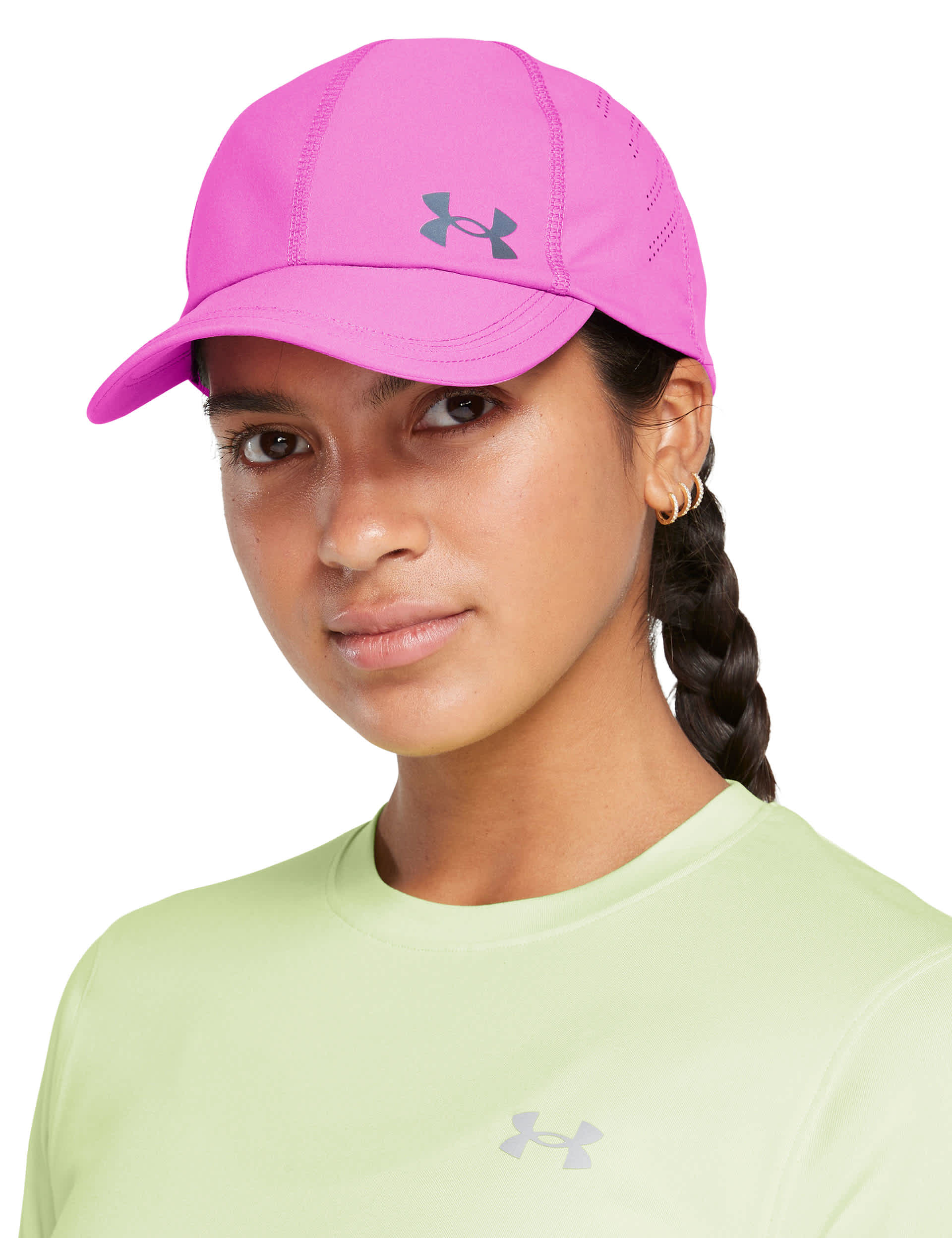 Under Armour Women's Launch Adjustable Baseball Cap - Mauve, Mauve