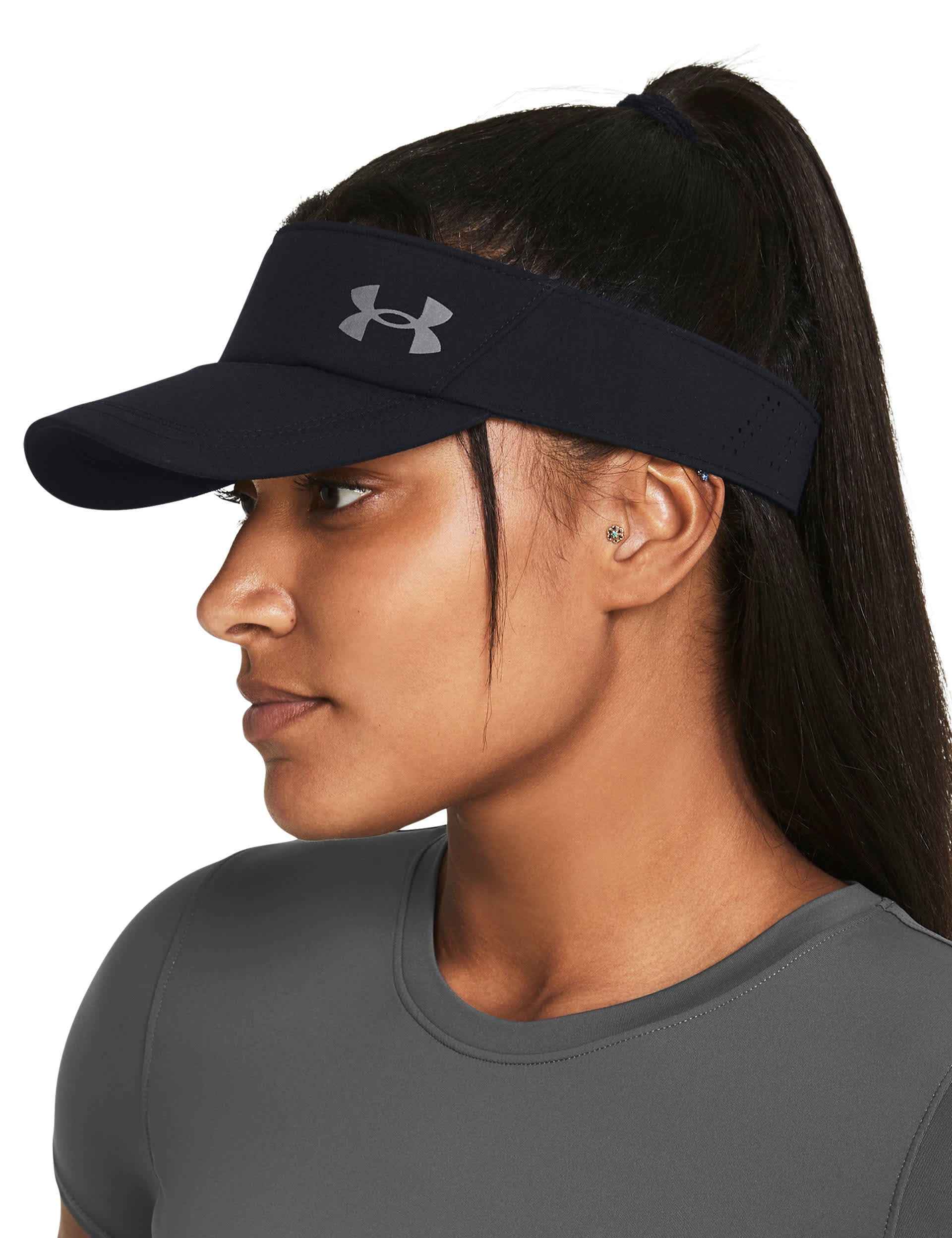 Under Armour Women's Launch Visor - Black, Black