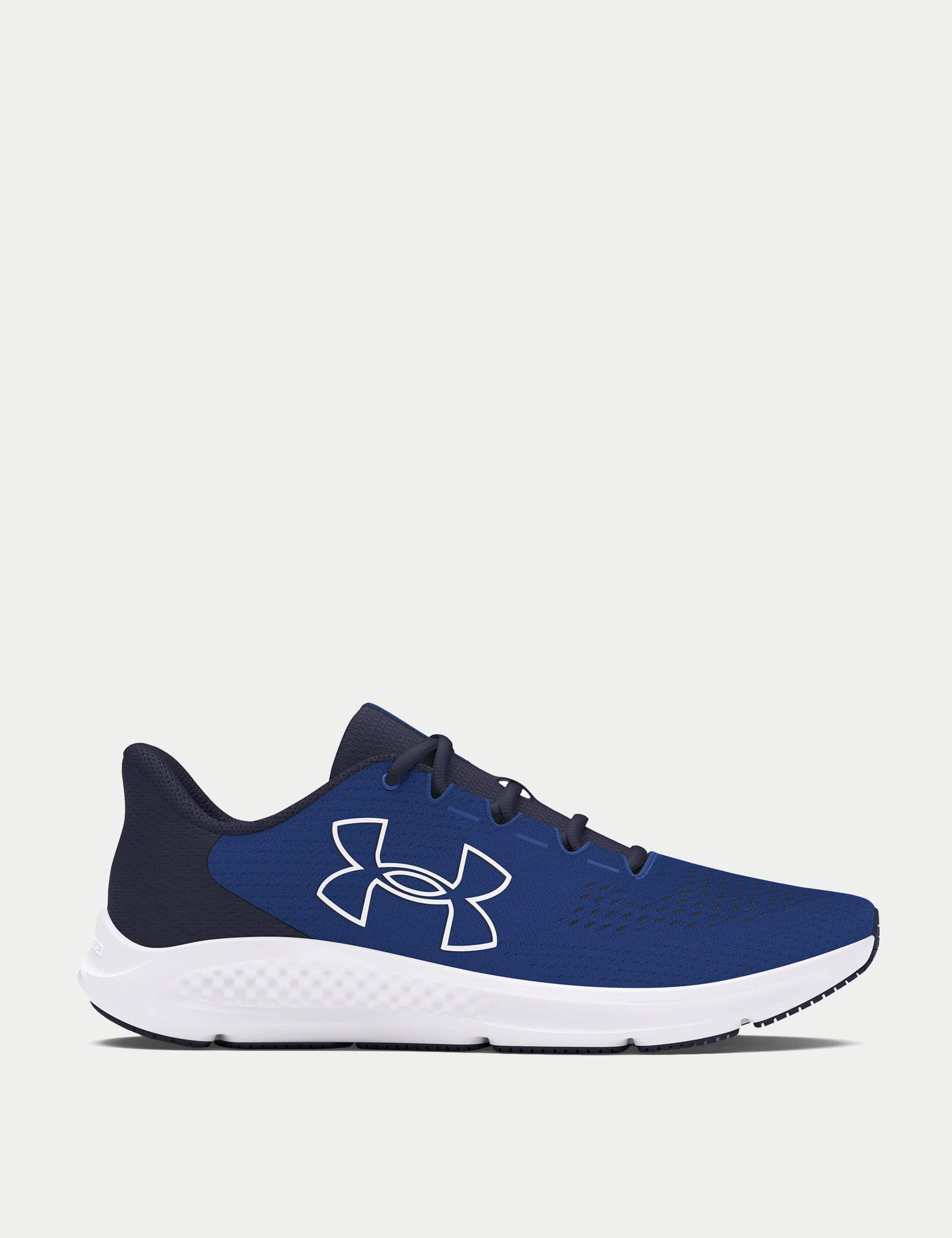 Under Armour Men's Charged Pursuit 3 Big Logo Running Trainers - 10 - Dark Blue, Dark Green,Dark Blue,Black