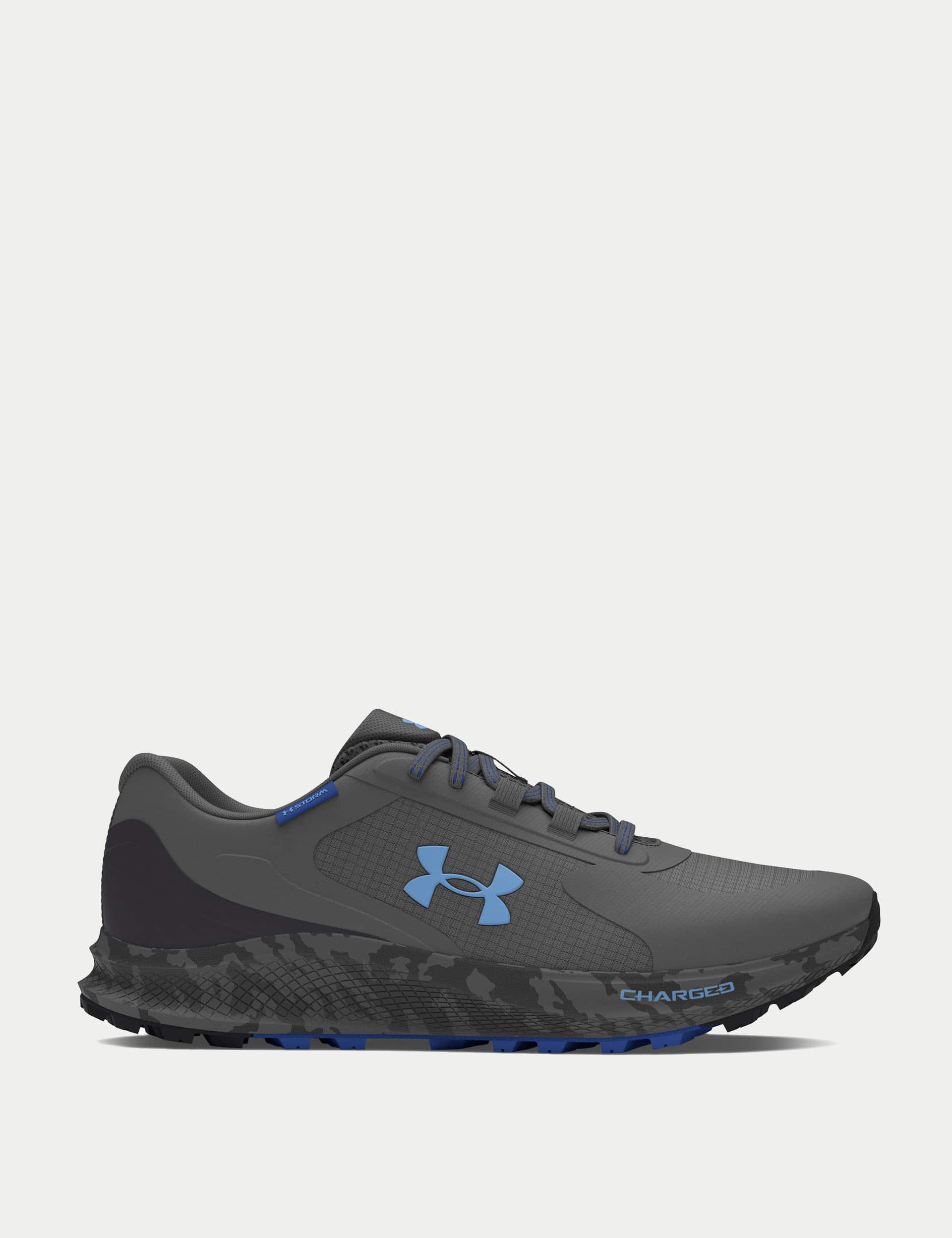 Under Armour Men's Charged Bandit Trail Speed 3 Running Trainers - 9 - Charcoal, Charcoal,Black,Blac