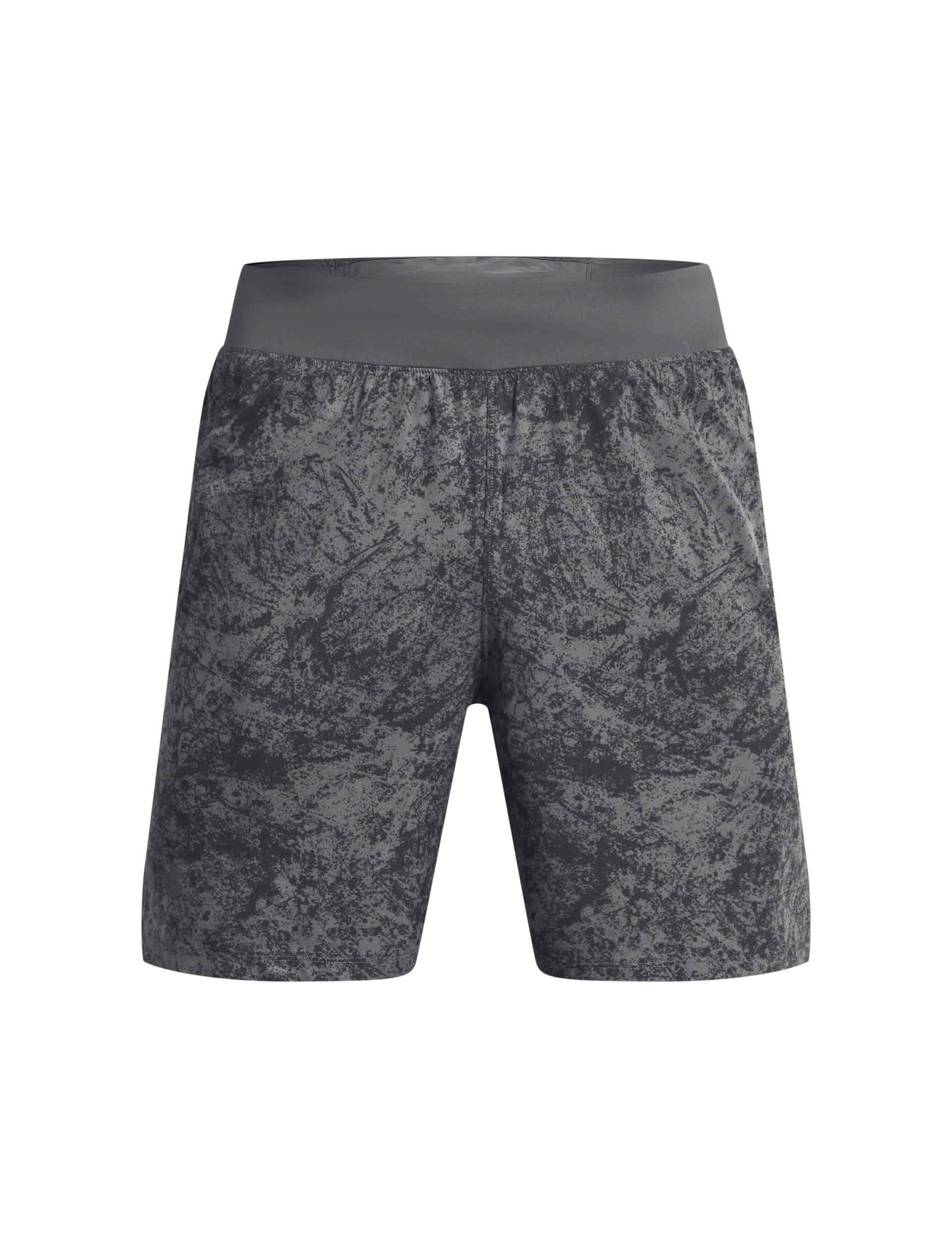 Under Armour Men's UA Launch Pro 7in Printed Shorts - XL - Grey, Grey