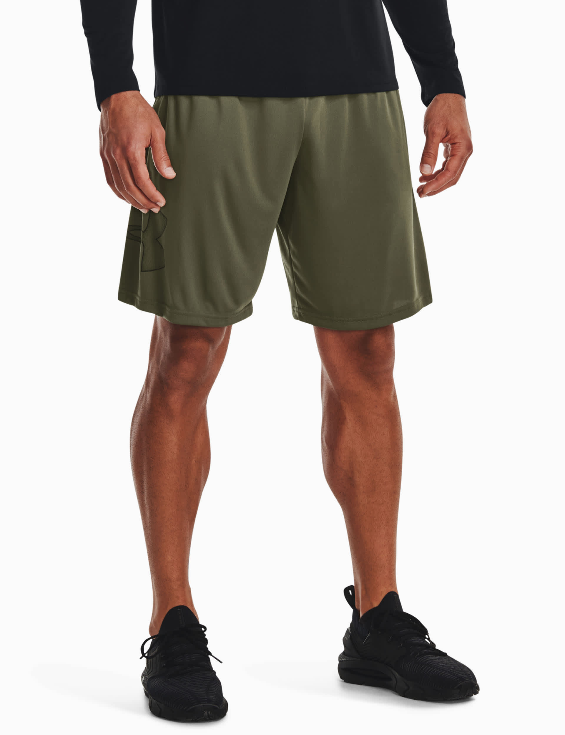 Under Armour Men's UA Tech Graphic Shorts - M - Khaki, Khaki