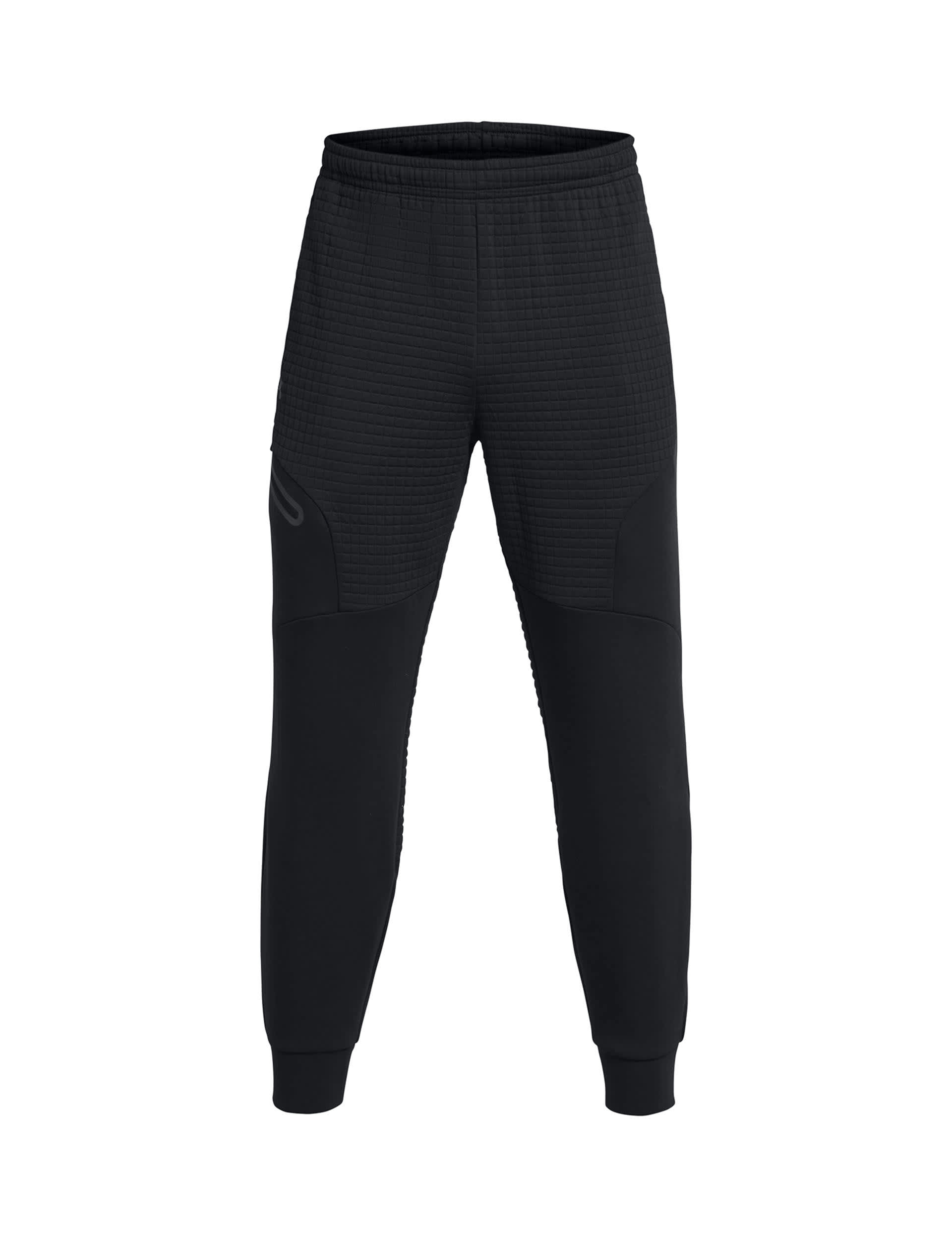 Under Armour Men's Unstoppable Textured Fleece Sports Joggers - Black, Black