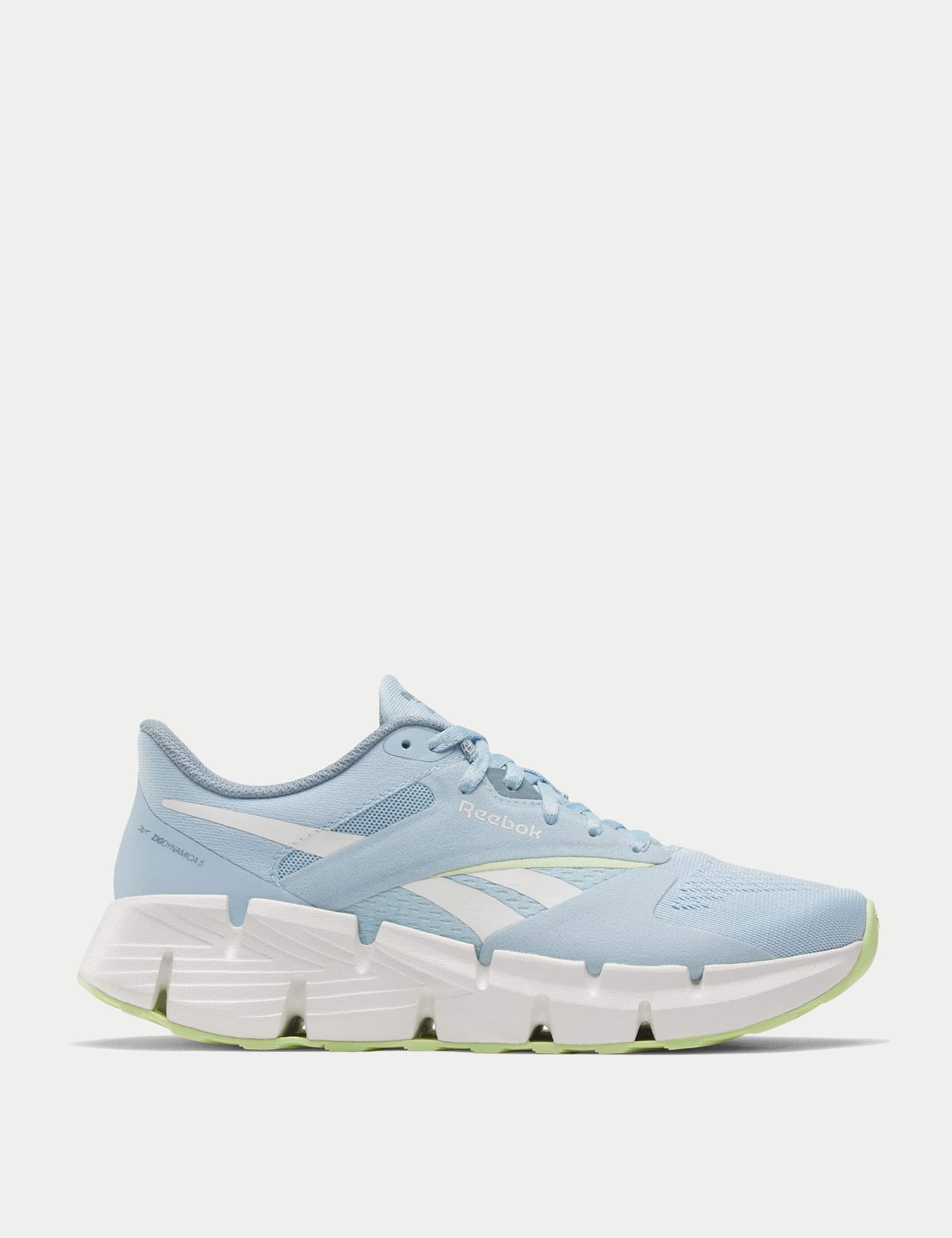 Reebok Women's Zig Dynamica 5 Trainers - 7 - Light Blue, Light Blue