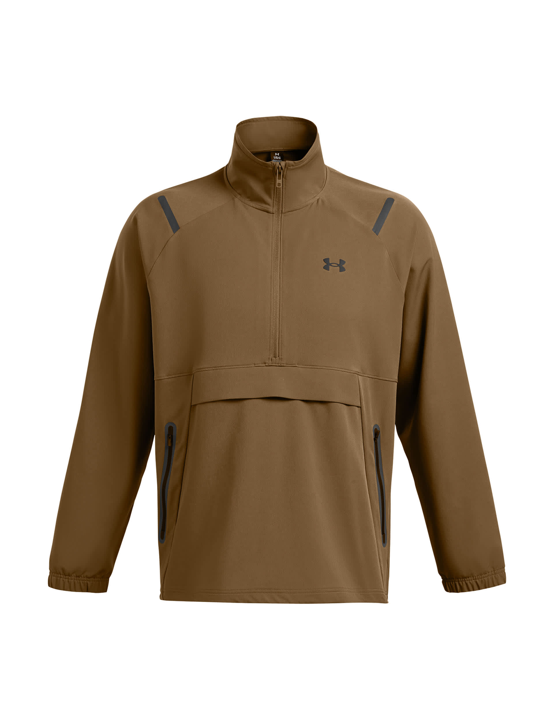 Under Armour Men's Unstoppable Half Zip Anorak - M - Tan, Tan