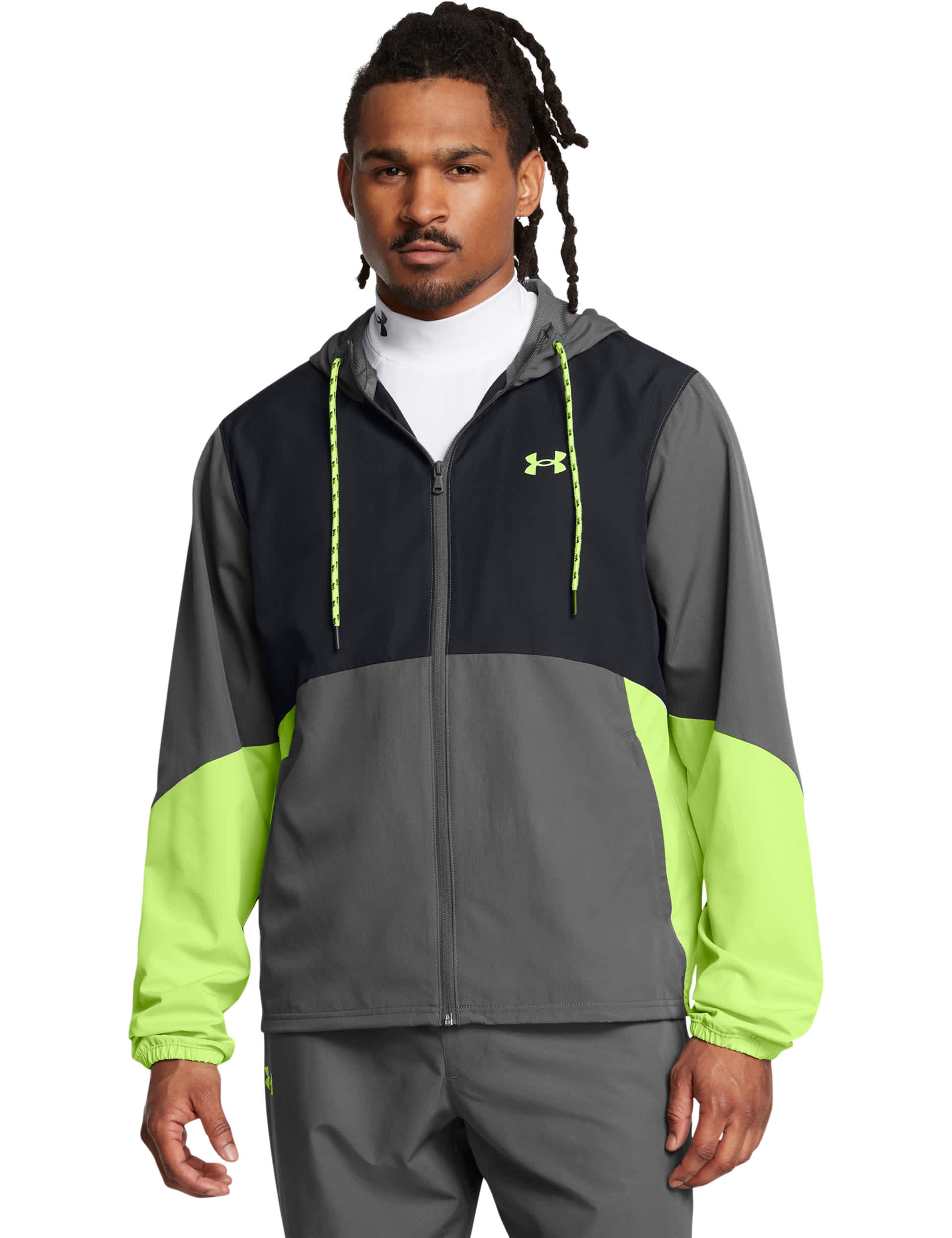 Under Armour Men's Icon Legacy Windbreaker - Dark Grey, Dark Grey