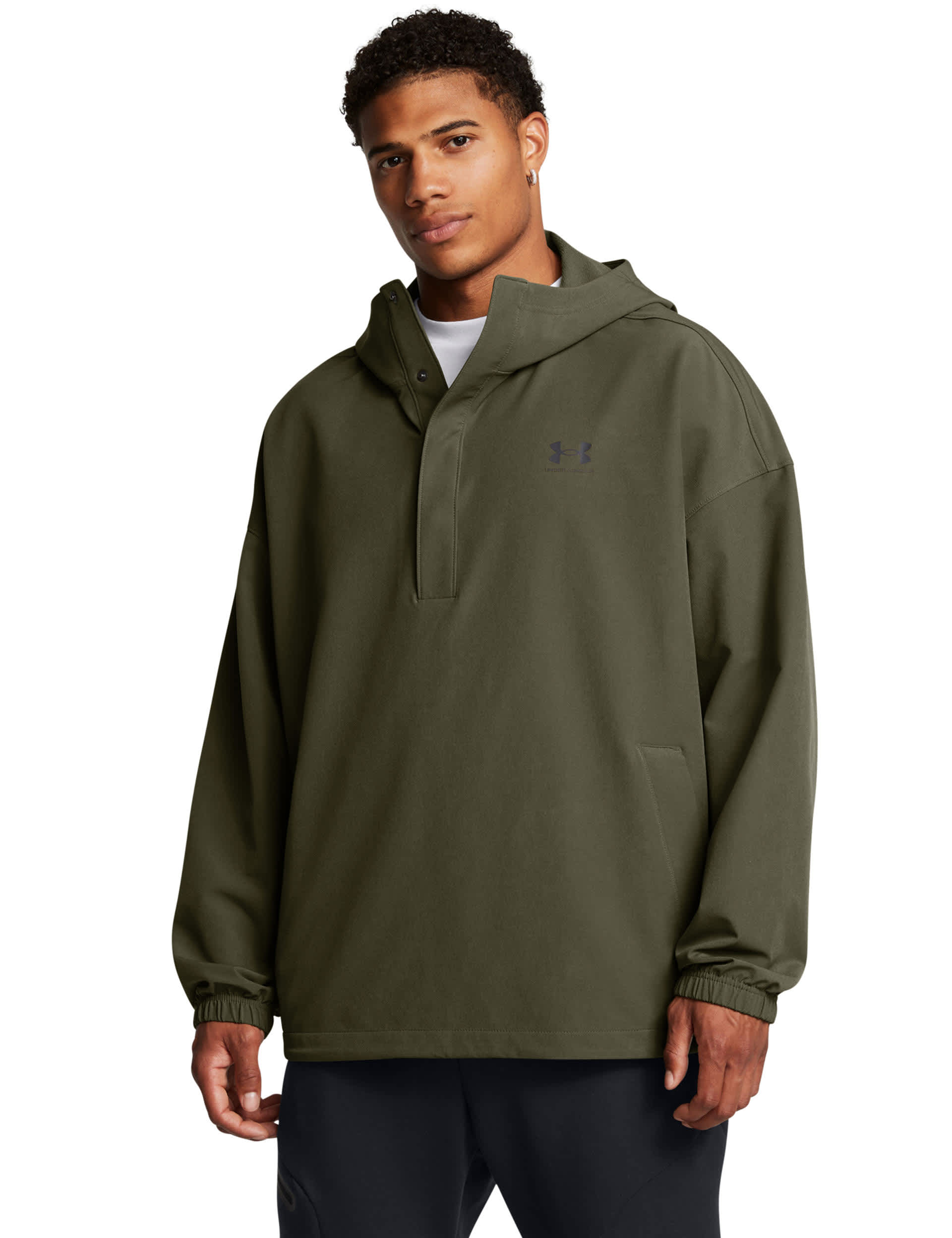 Under Armour Men's Vibe Stormshell Hood - Khaki, Khaki