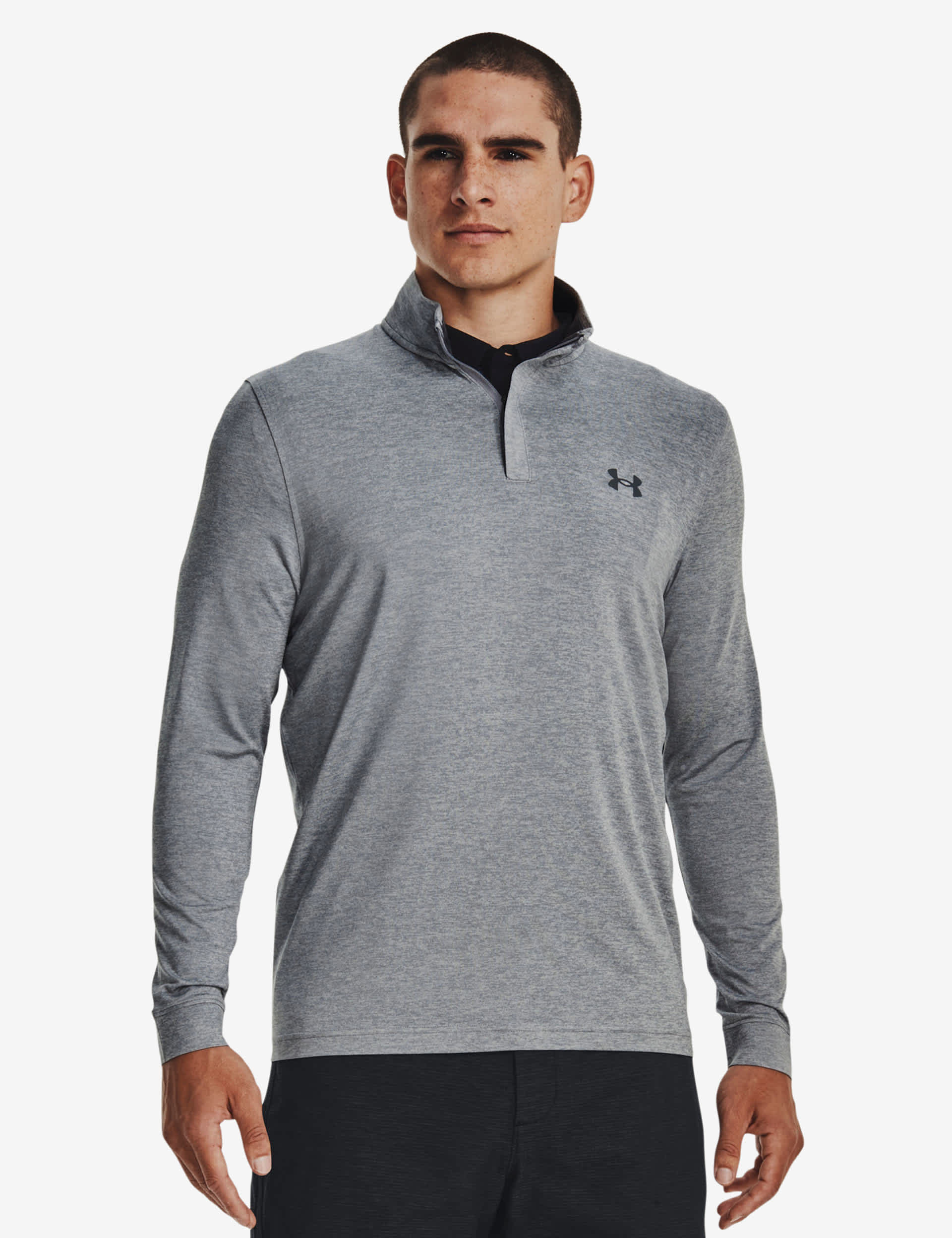 Under Armour Men's Playoff Funnel Neck Training Top - Grey, Grey