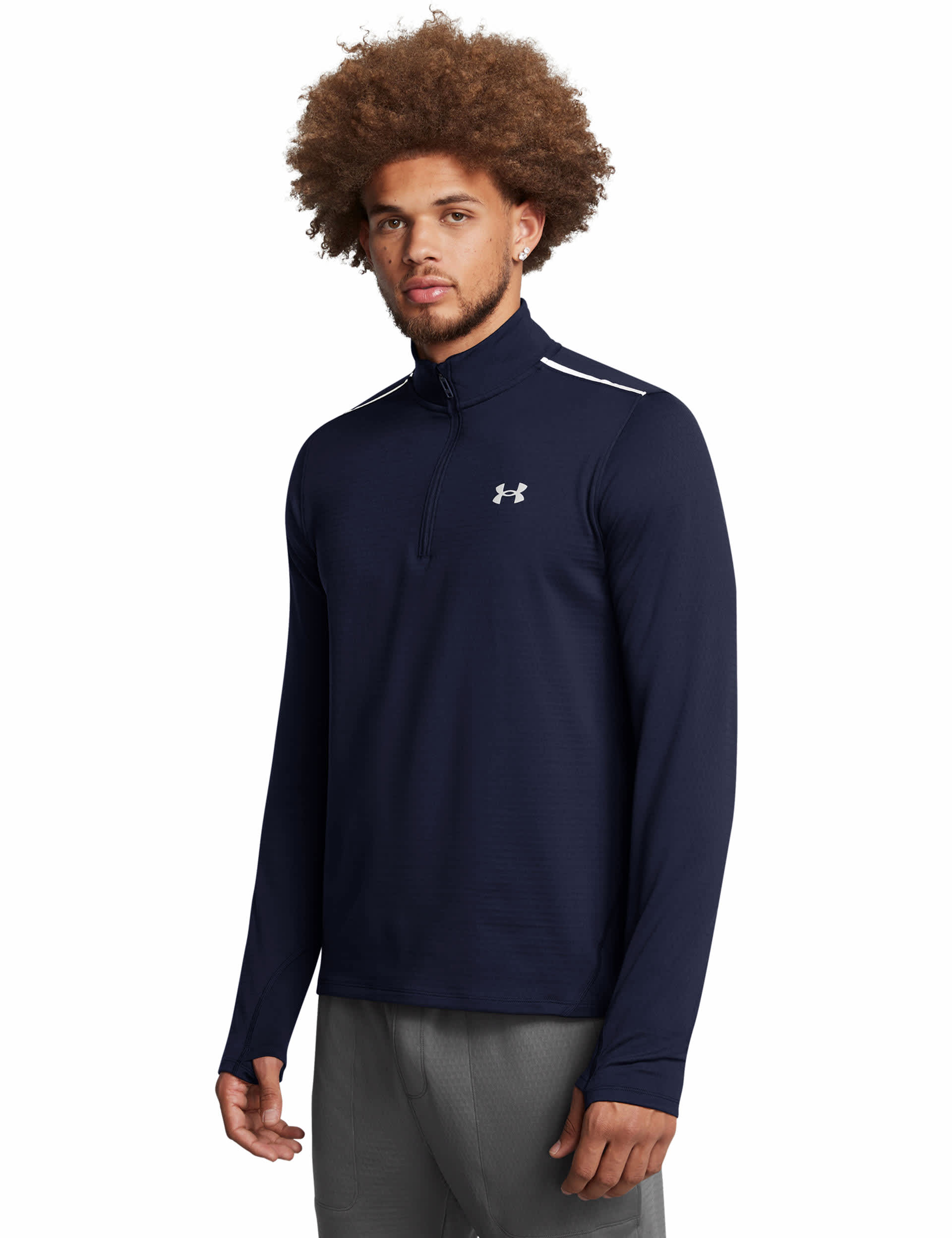 Under Armour Men's Vanish Half Zip Top - Dark Navy, Dark Navy