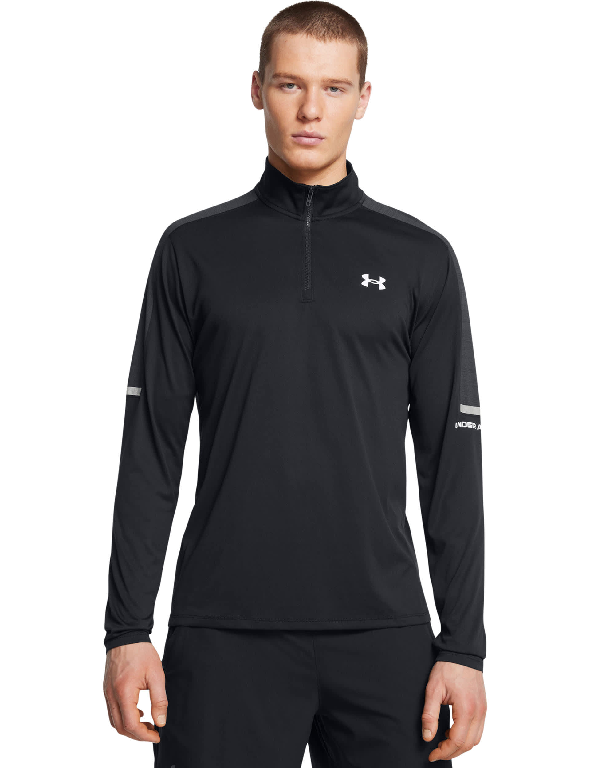 Under Armour Men's Tech Utility Half Zip Training Top - Black, Grey,Black