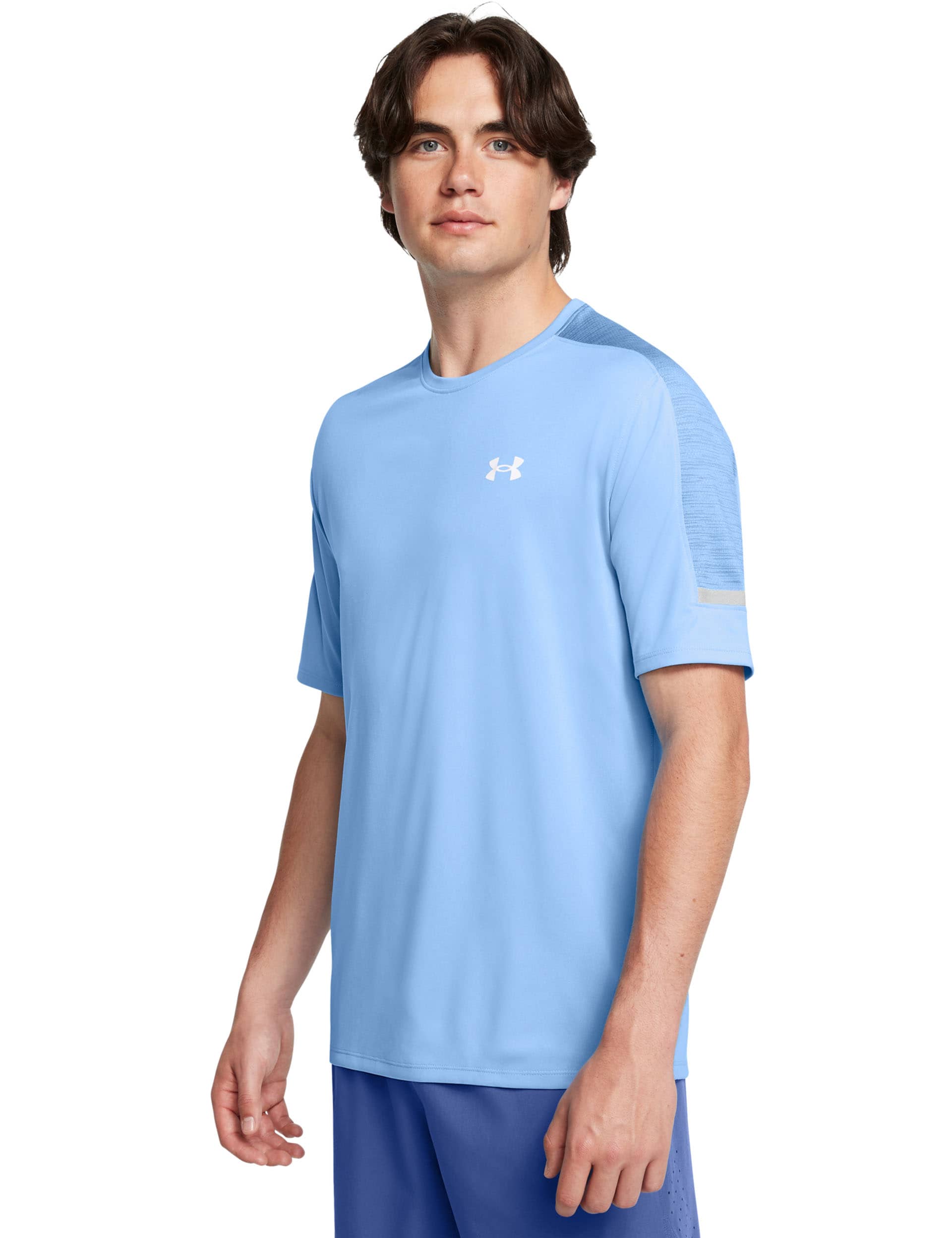 Under Armour Men's Tech Utility Crew Neck Training T-Shirt - Blue, Blue