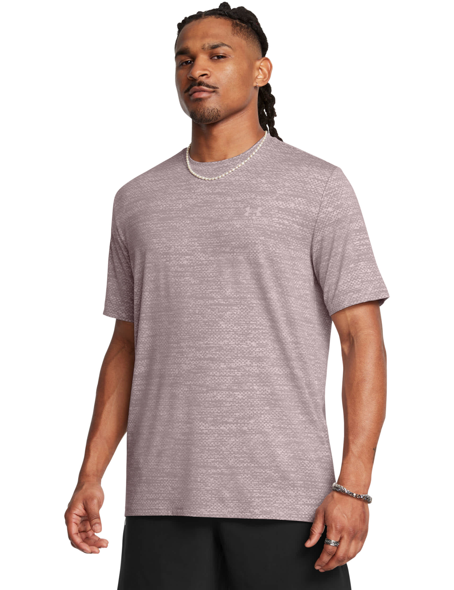 Under Armour Men's Vanish Energy Printed Sports T-Shirt - L - Grey, Grey