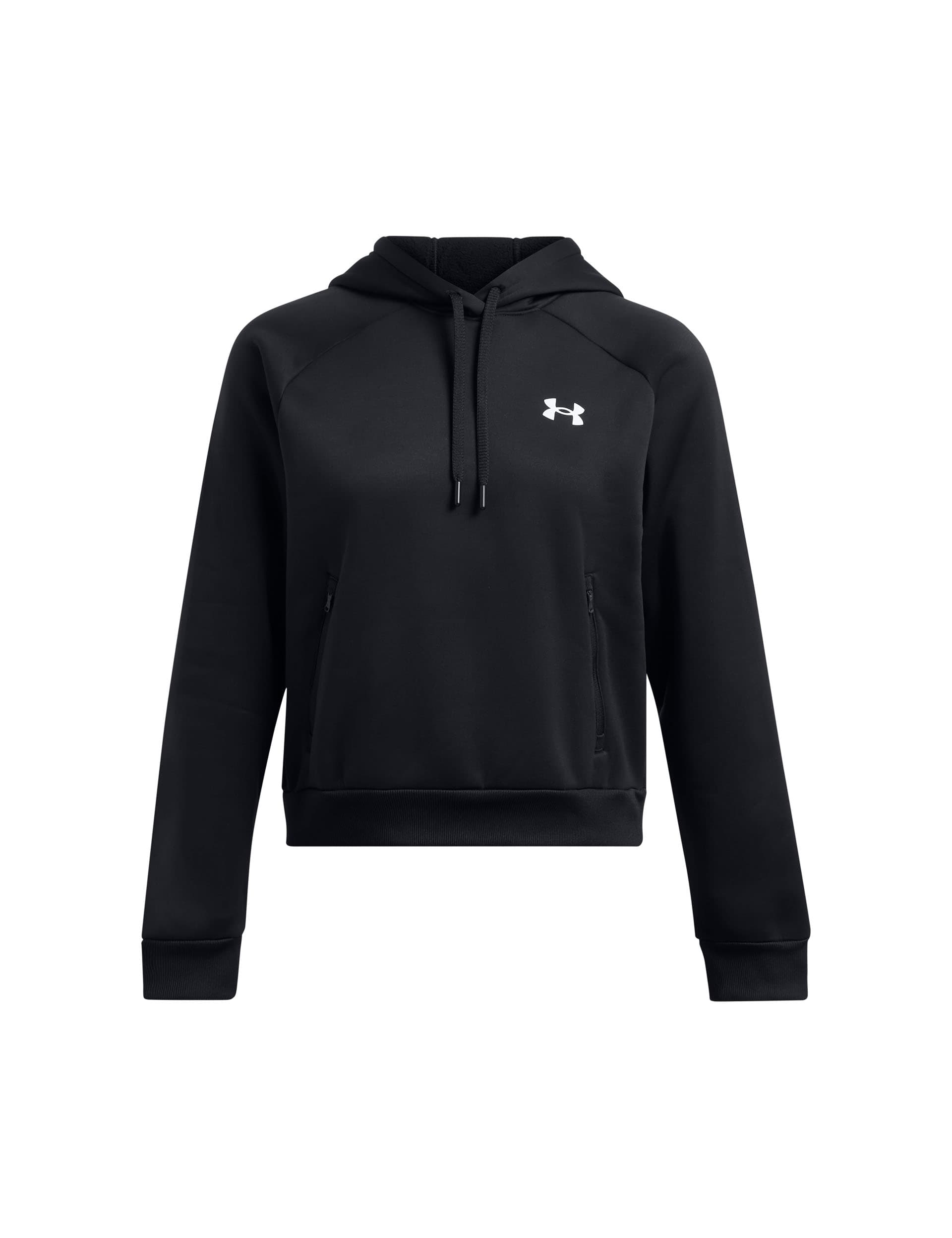 Under Armour Women's Fleece Pro Hooded Sweatshirt - M - Black, Black