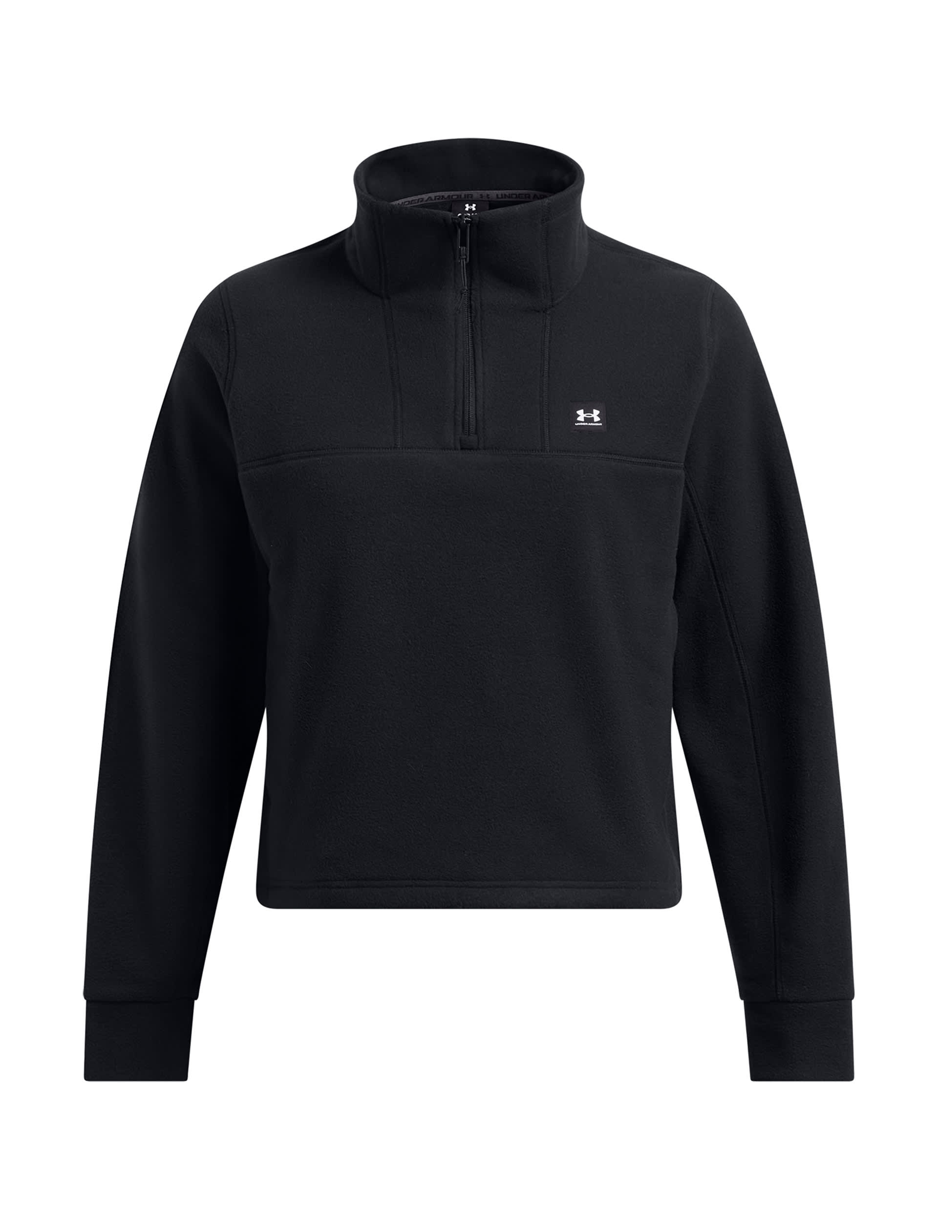 Under Armour Women's Expanse Fleece Half Zip Sweatshirt - M - Black, Black