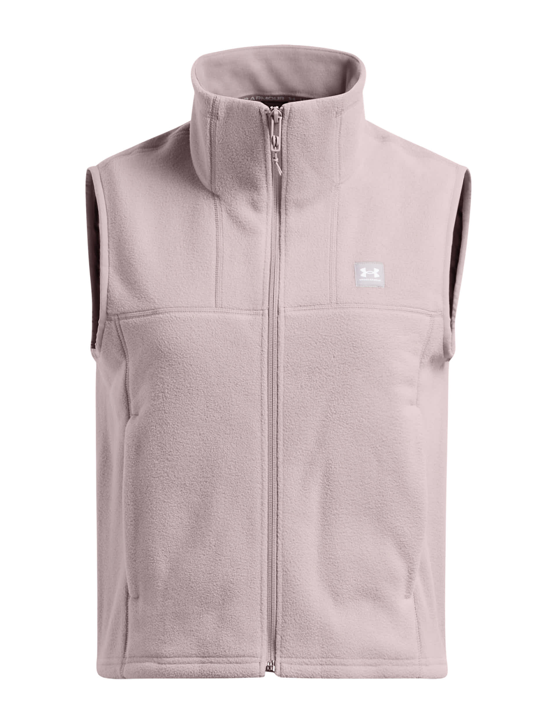 Under Armour Women's Expanse Fleece Funnel Neck Gilet - M - Light Grey, Light Grey