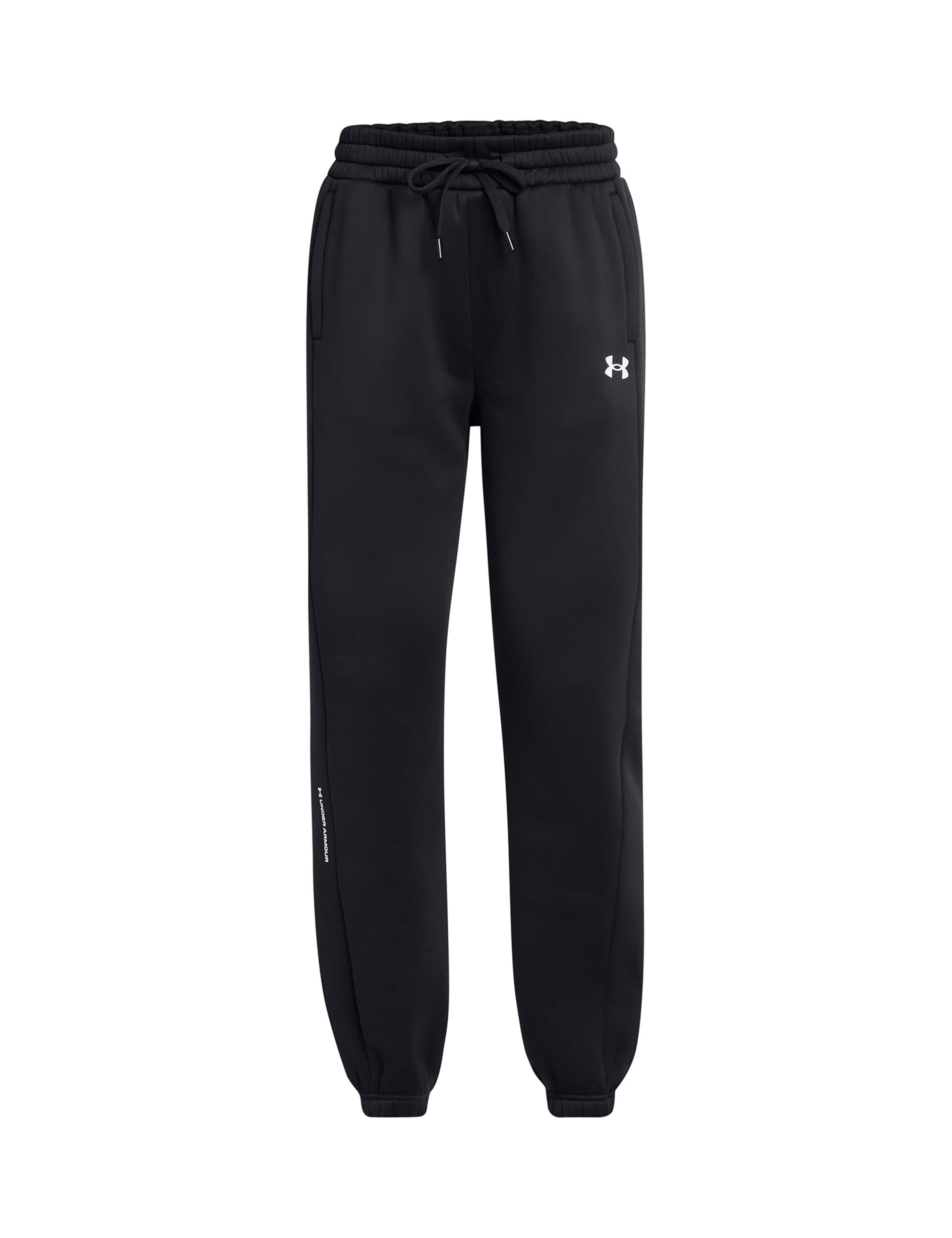 Under Armour Women's Armour Fleece Pro Tapered Sports Joggers - Black, Black