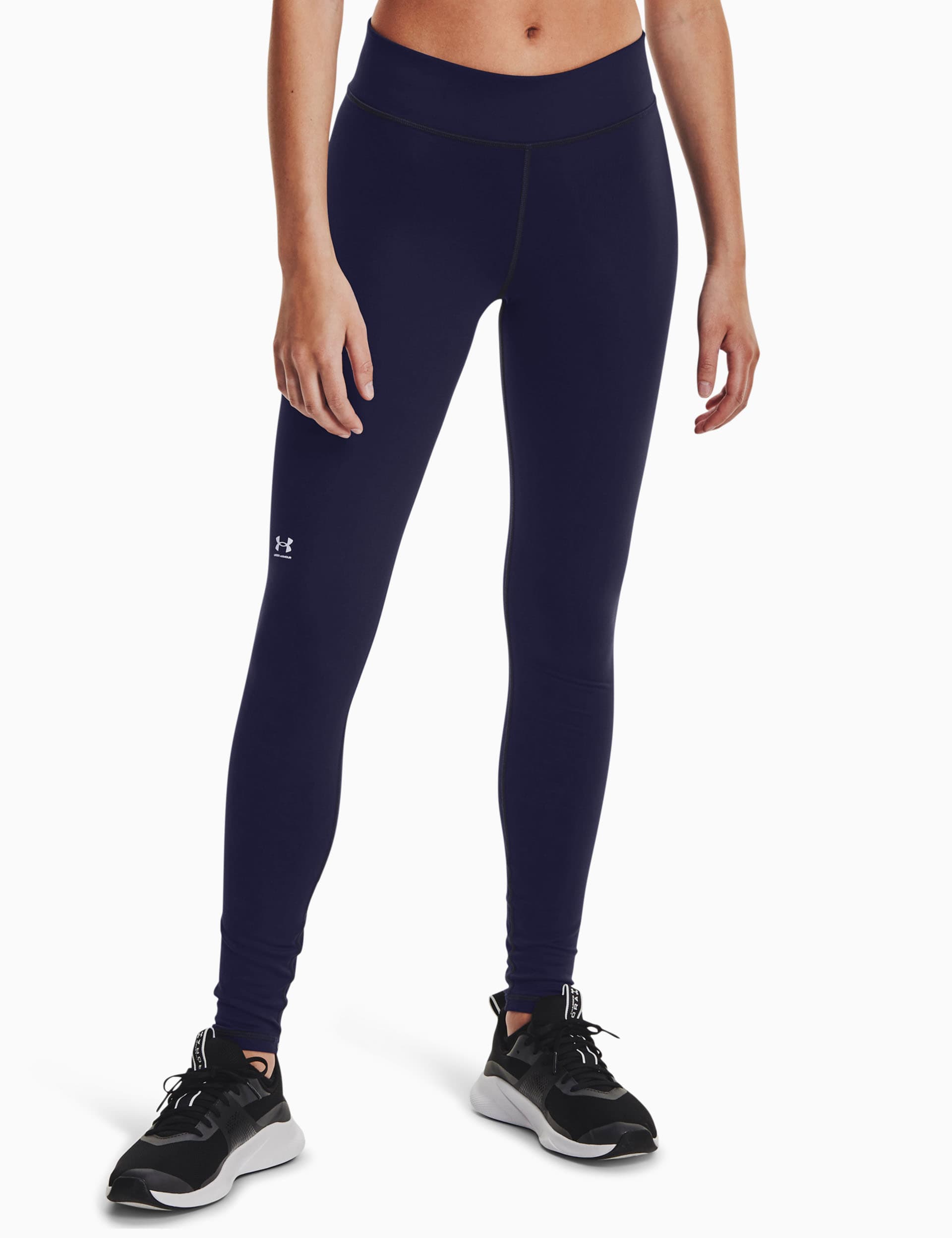 Under Armour Women's ColdGear Authentics Leggings - Dark Navy, Dark Navy