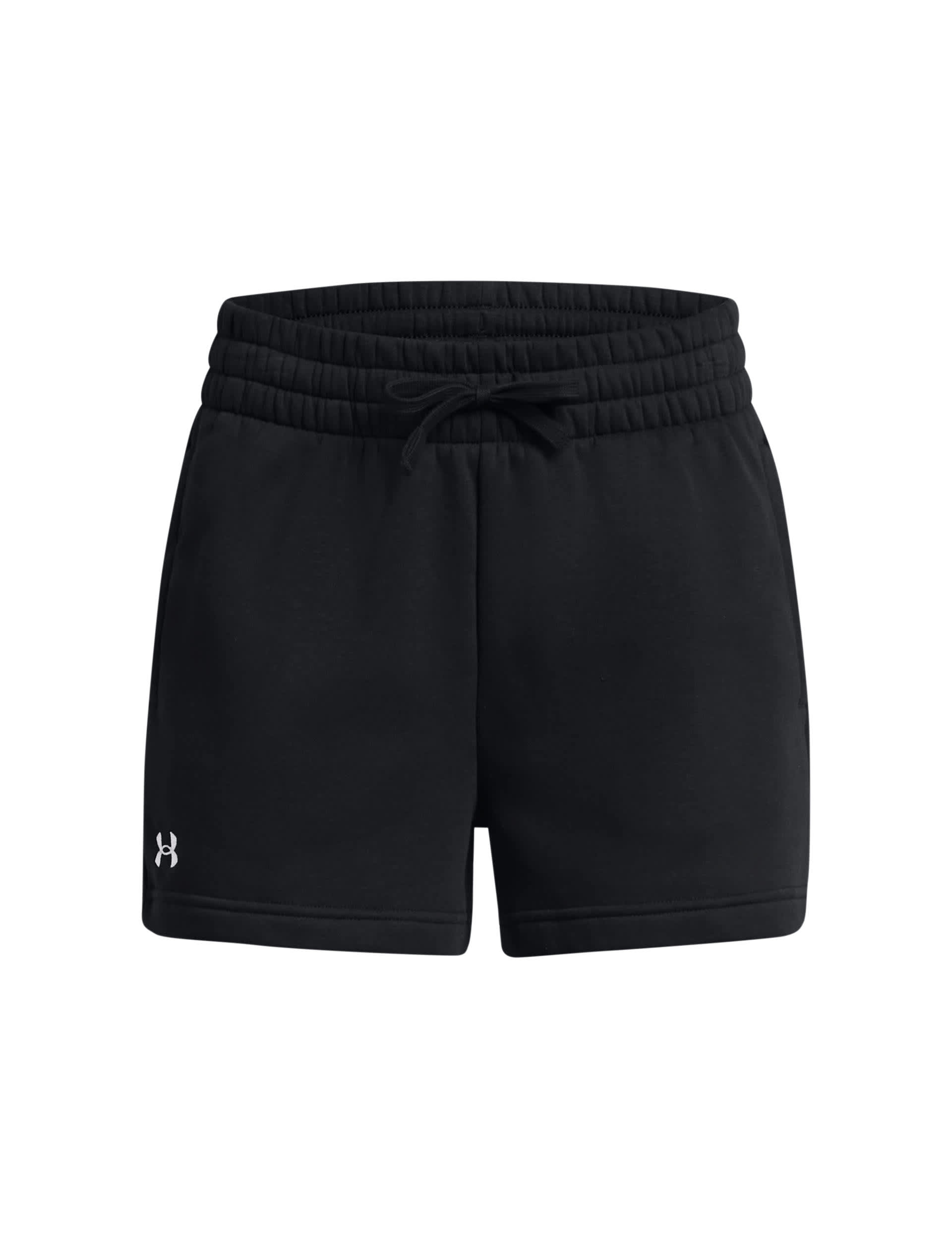 Under Armour Women's Rival Cotton Rich Shorts - M - Black, Black