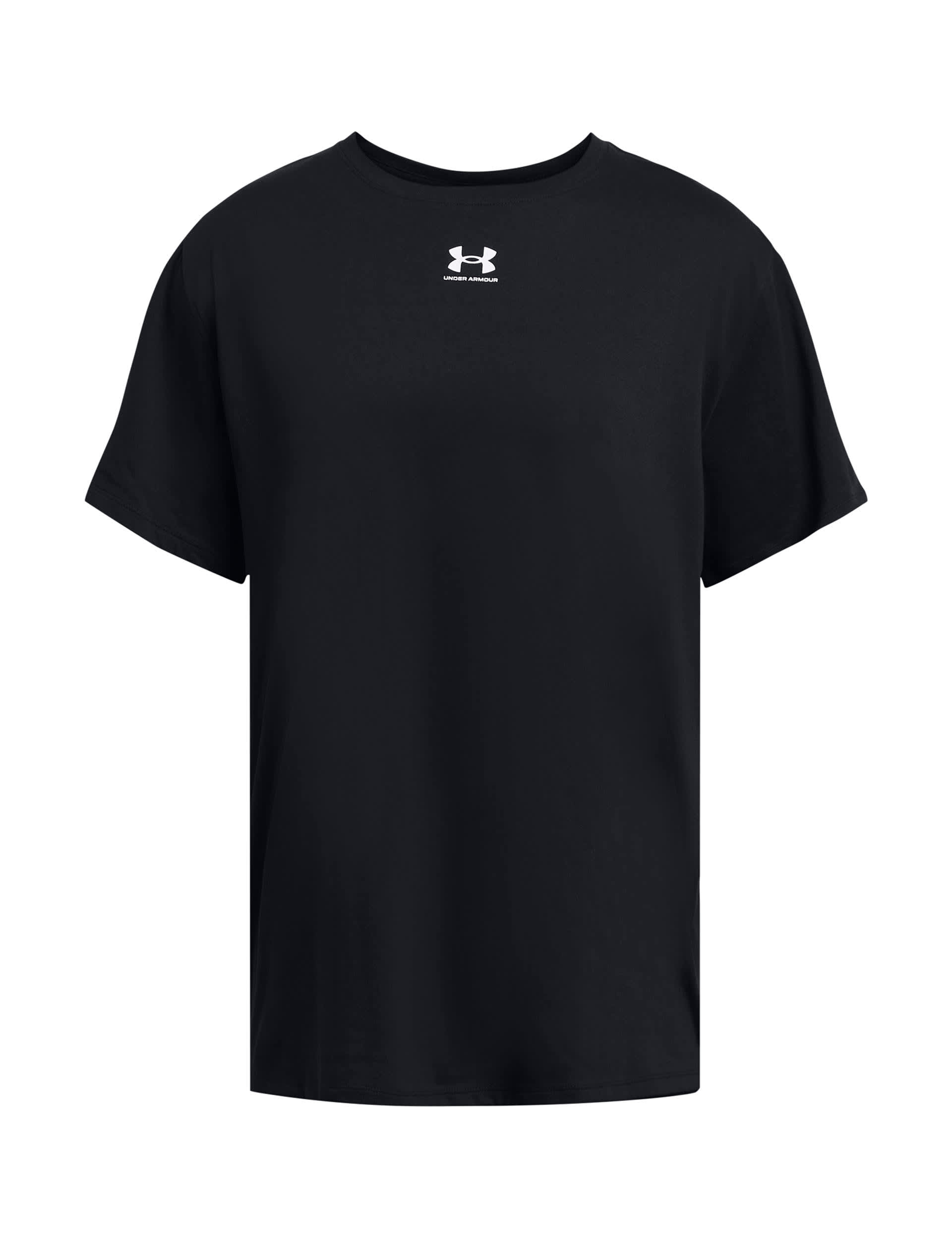 Under Armour Women's Campus Cotton Rich Oversized T-Shirt - XS - Black, Black