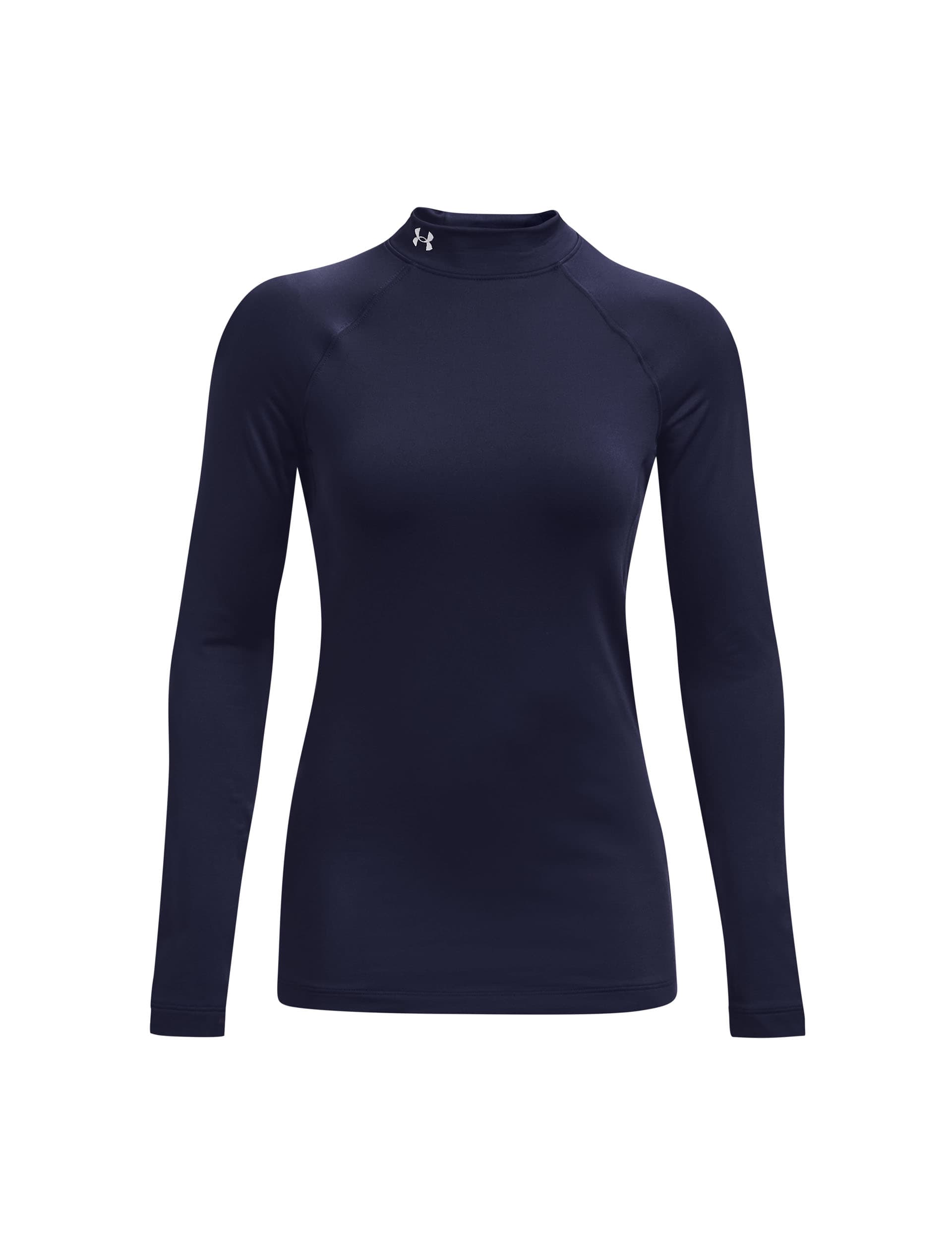 Under Armour Women's Authentics ColdGear Funnel Neck Top - Dark Navy, Dark Red,Dark Navy