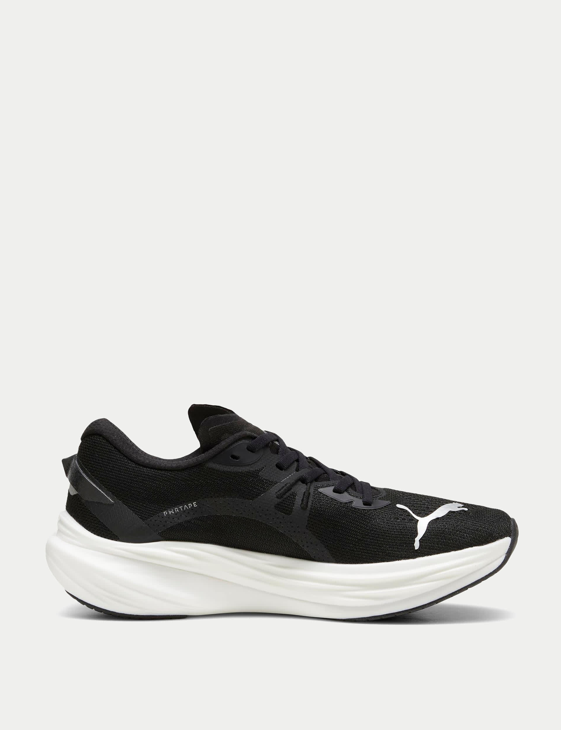 Puma Men's Deviate NITRO 3 Trainers - 9 - Black, Black,Black Mix