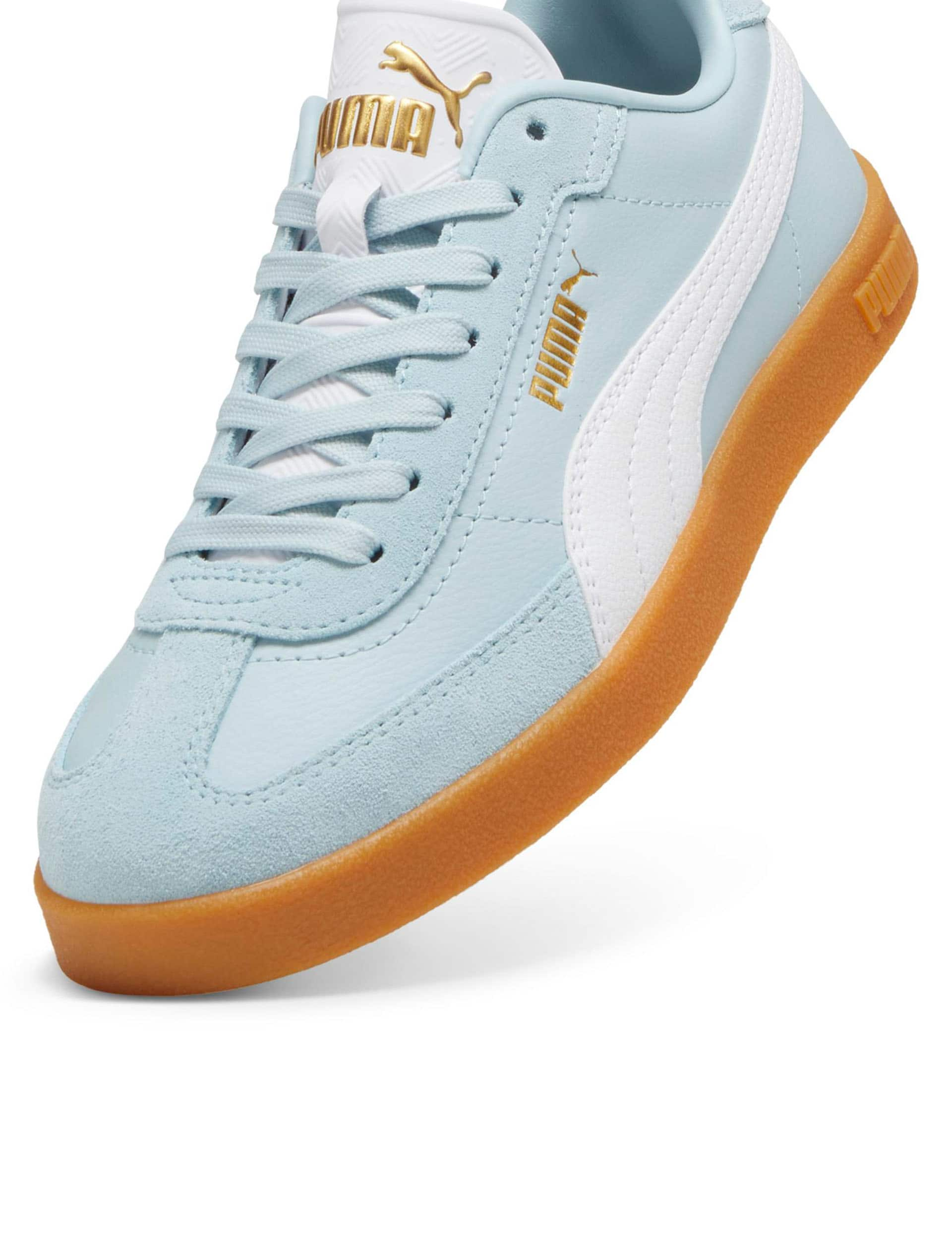 Puma Women's Club II Era Leather Trainers - 3 - Duck Egg, Duck Egg