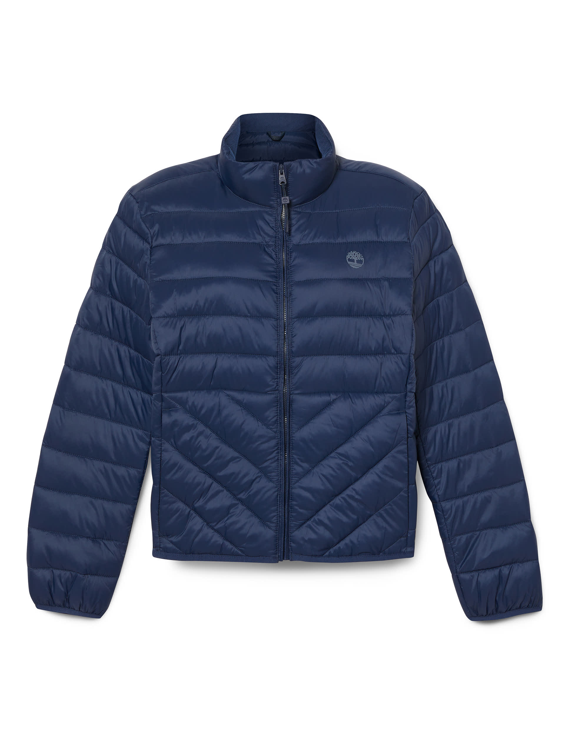 Timberland Women's Axis Peak Lightweight Padded Puffer Jacket - M - Dark Blue, Cream,Dark Blue