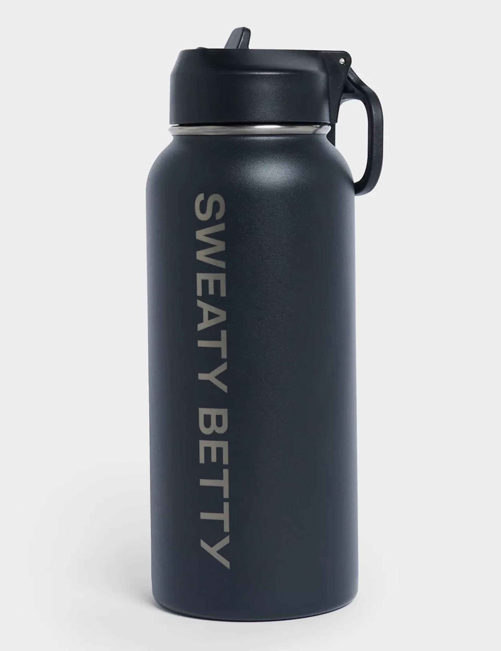 Sweaty Betty Keep It Chill Straw Water Bottle - Black, Black