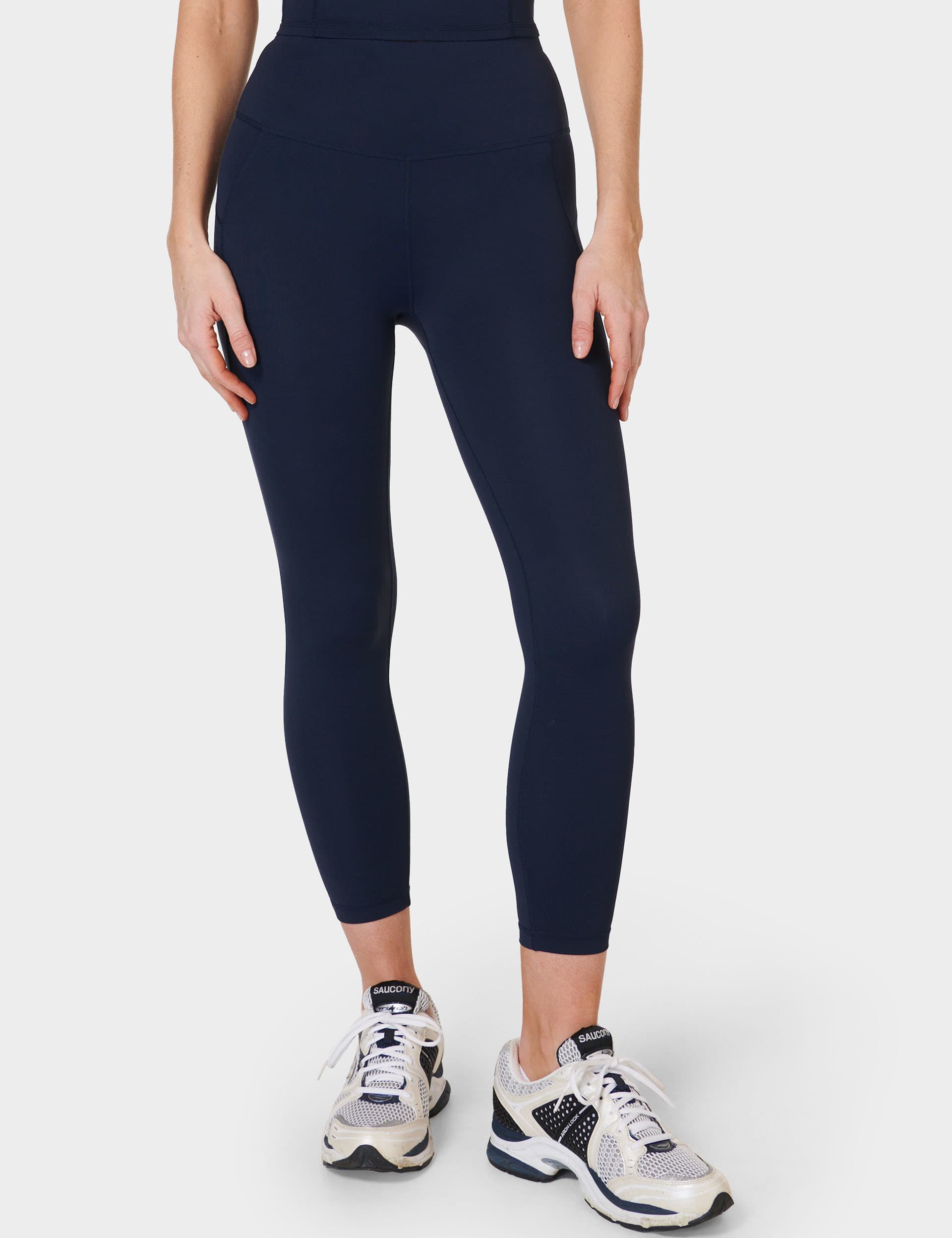 Sweaty Betty Women's All Day Sculpting 7/8 Leggings - M - Navy, Jade,Navy