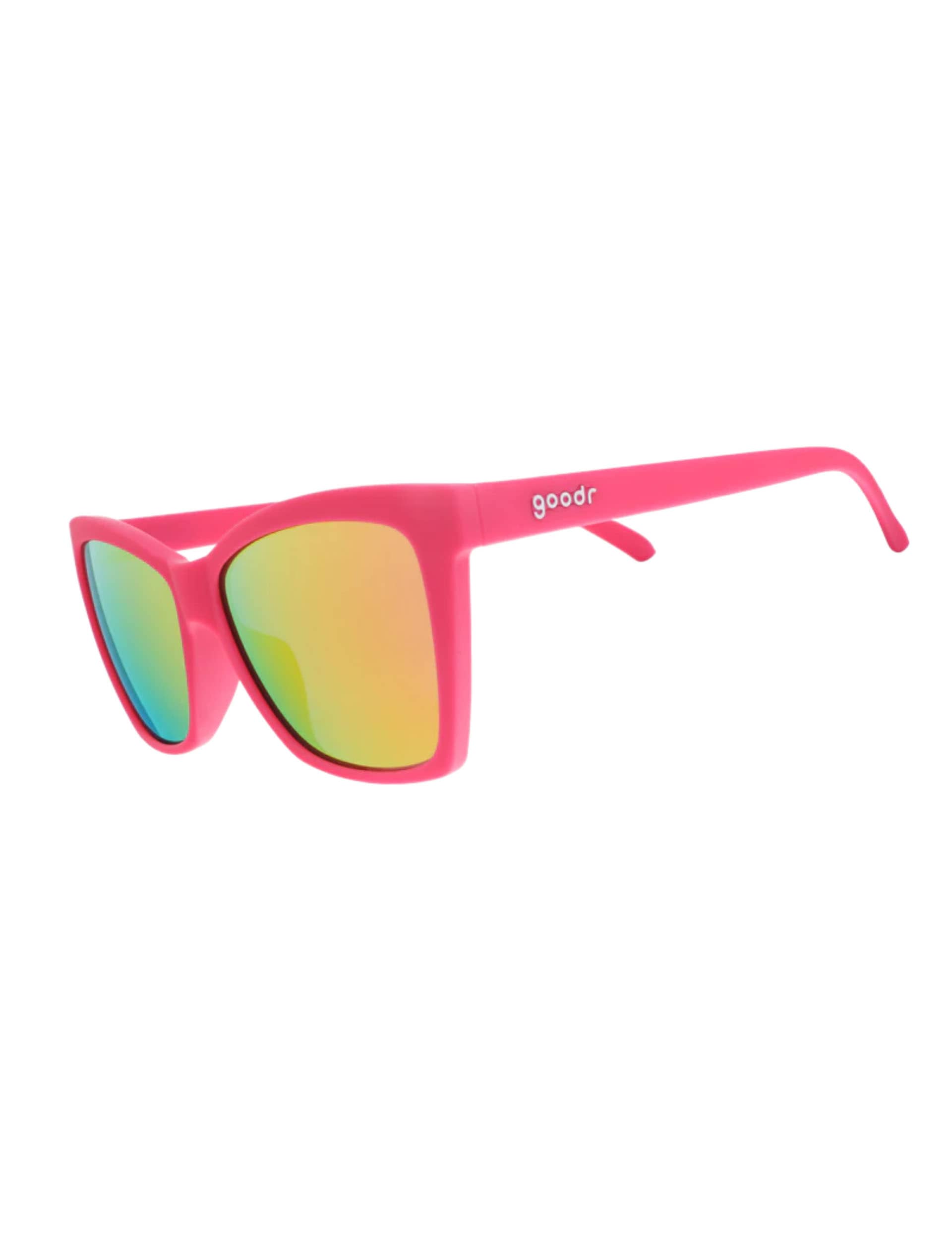 Goodr Square Sunglasses - Hot Pink, Hot Pink