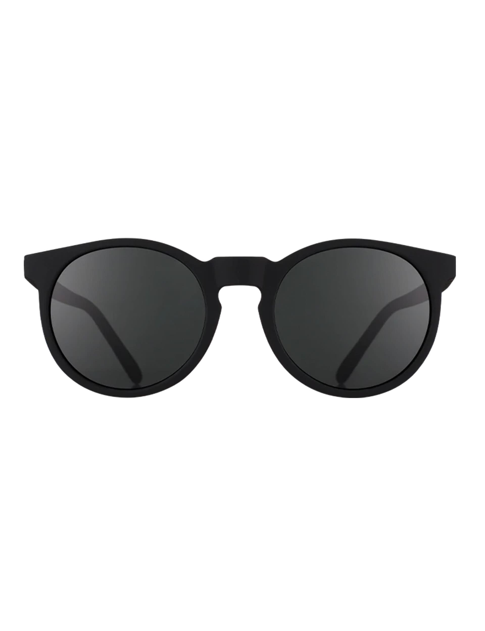 Goodr Round Sunglasses - one size - Black/Black, Black/Black