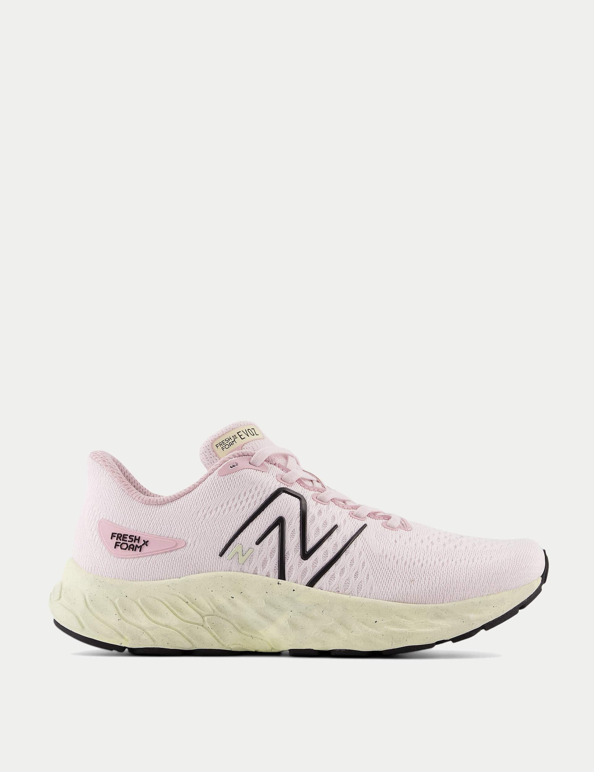 New Balance Women's Fresh Foam X Evoz V3 Trainers - 6 - Light Pink, Medium Grey Mix,Dark Blue,Light 