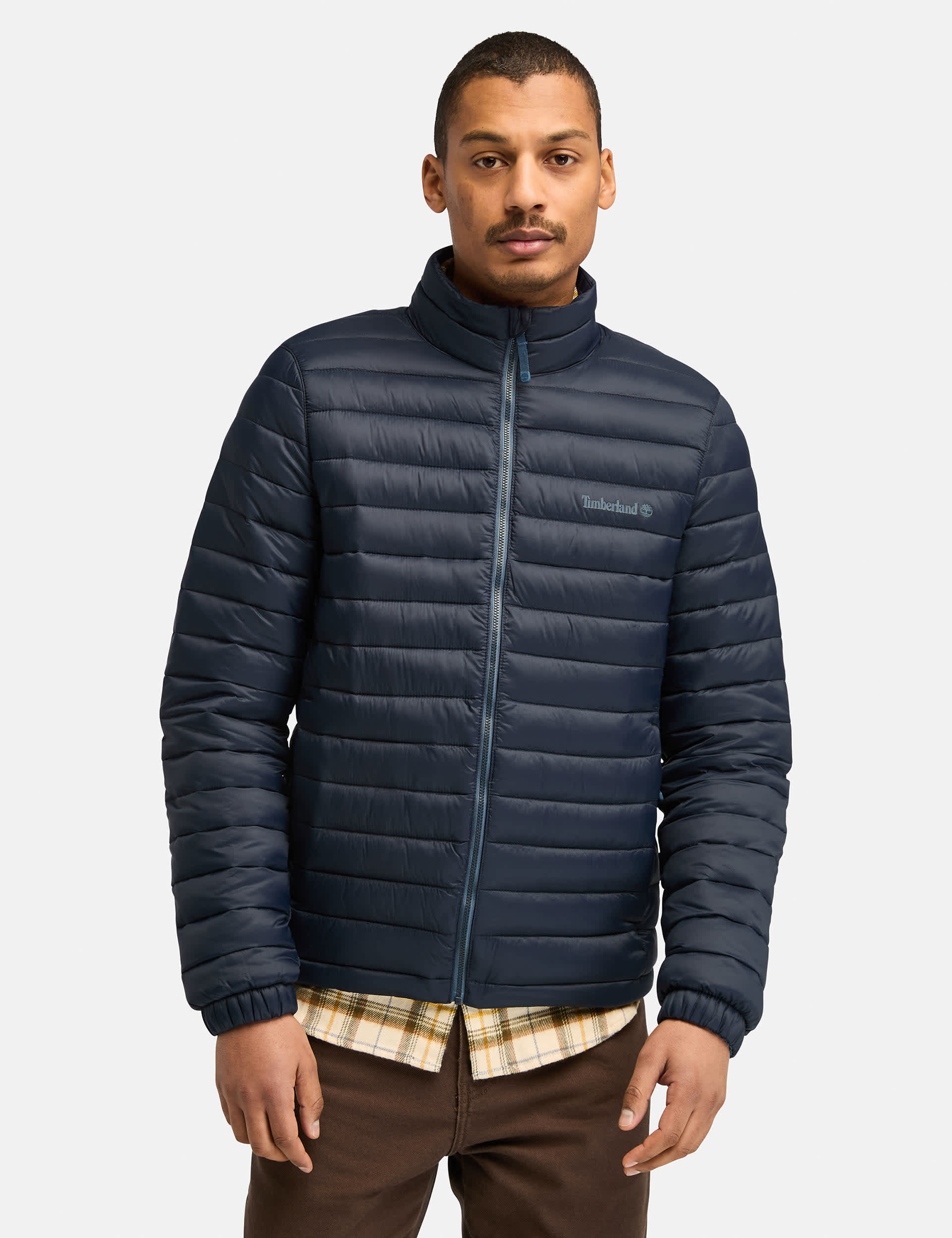 Timberland Men's Axis Peak Quilted Puffer Jacket - M - Dark Navy, Dark Navy