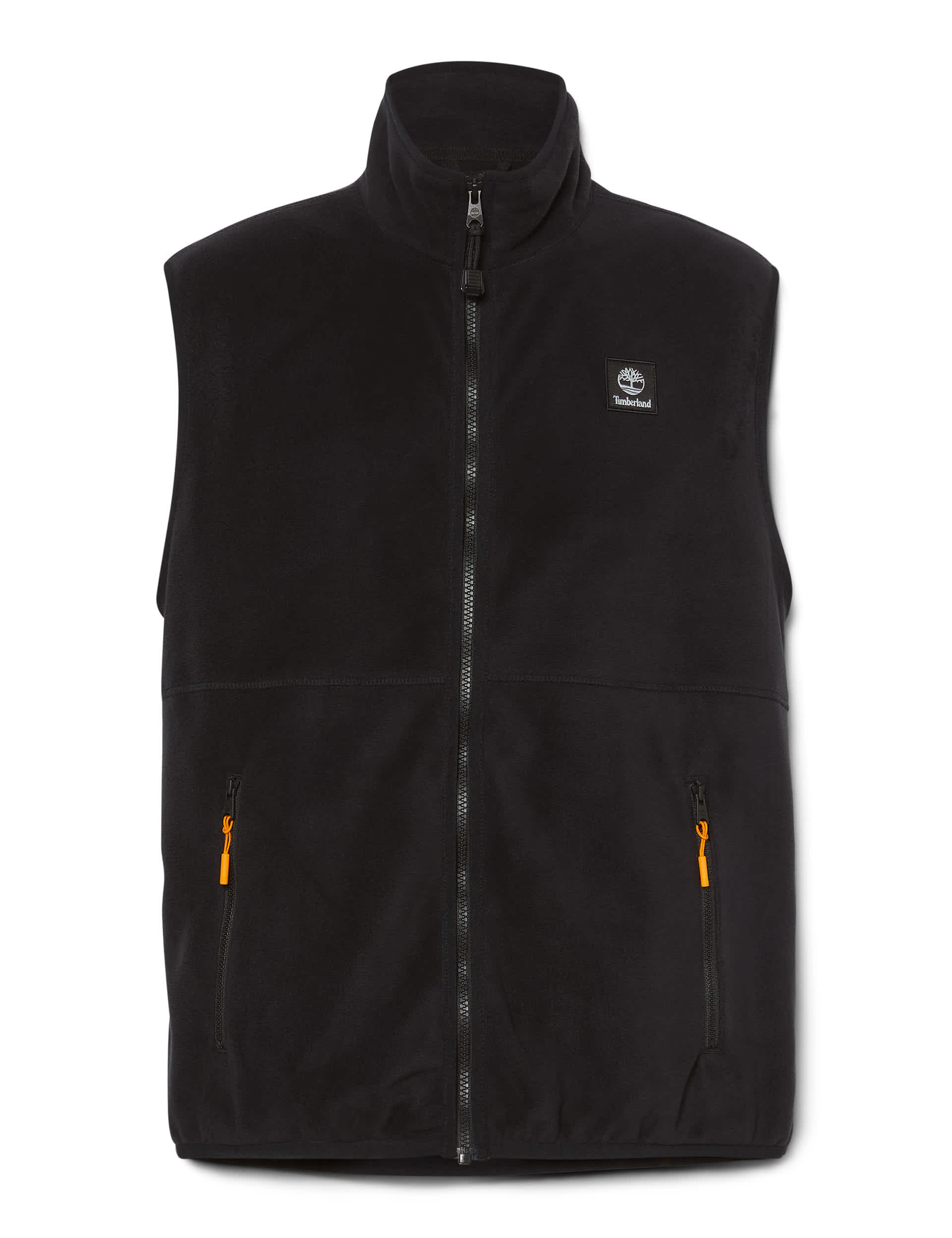 Timberland Men's Polar Fleece Zip Up Gilet - XXL - Black, Black