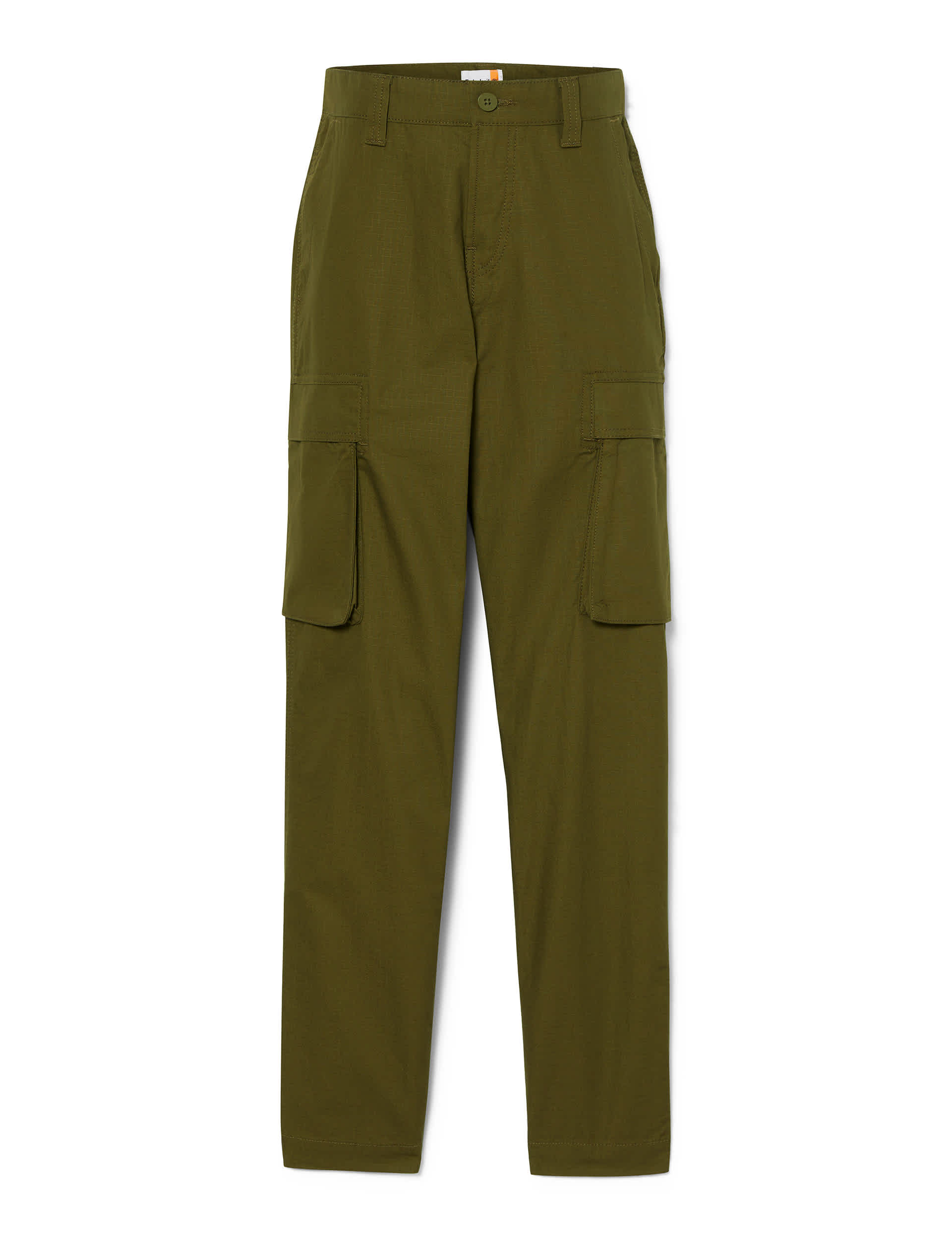 Timberland Men's Pure Cotton Cargo Trousers - 34 - Khaki, Khaki,Dark Navy