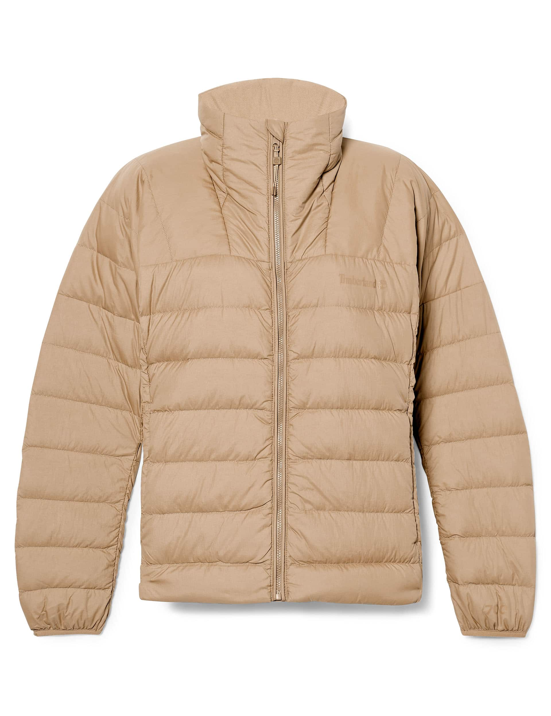 Timberland Women's Lightweight Puffer Jacket - M - Oatmeal, Oatmeal