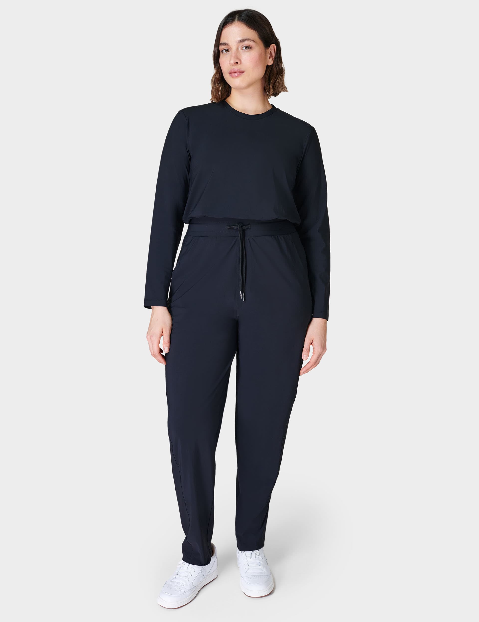 Sweaty Betty Women's Explorer Long Sleeve Jumpsuit - Black, Black