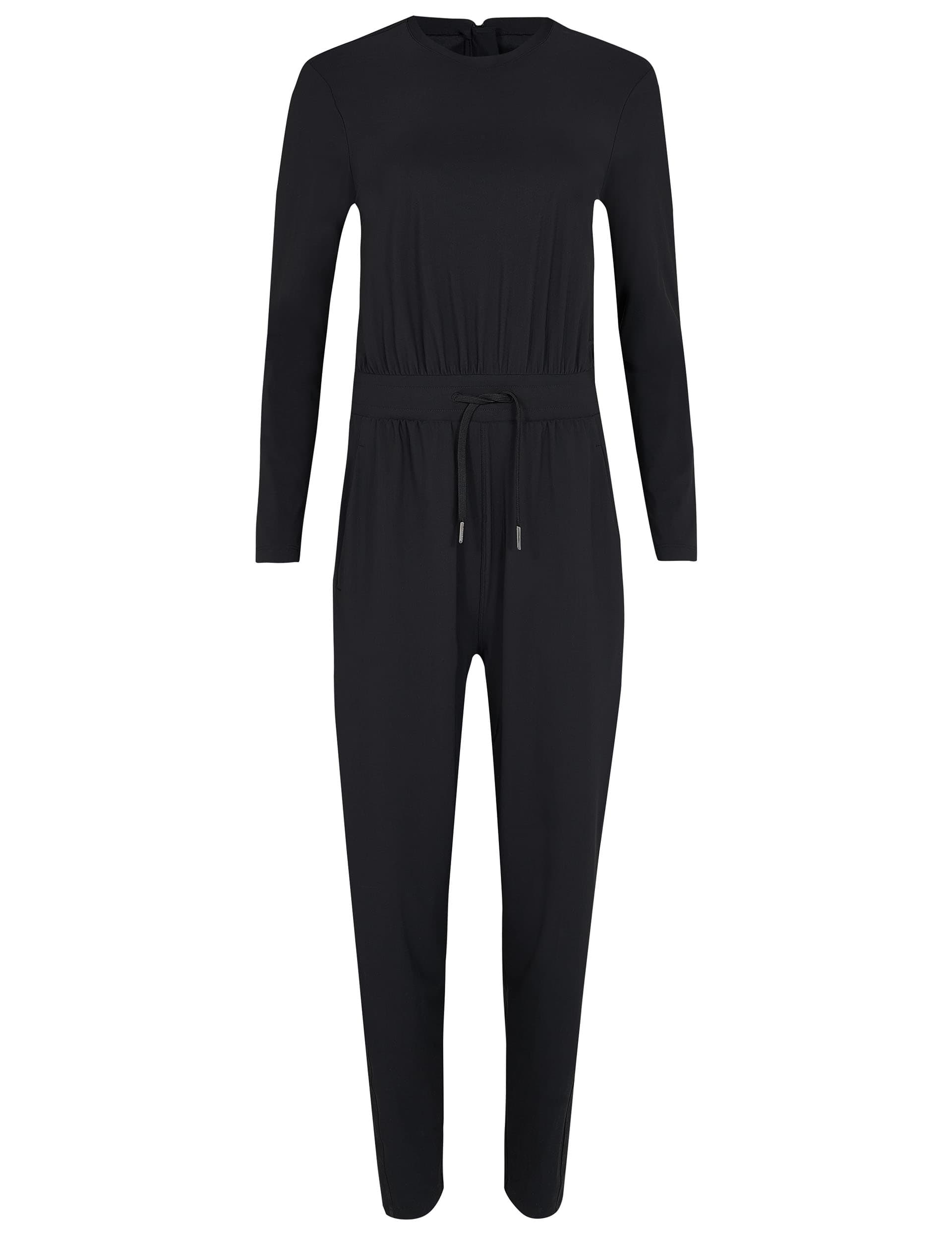 Sweaty Betty Women's Explorer Long Sleeve Jumpsuit - Black, Black