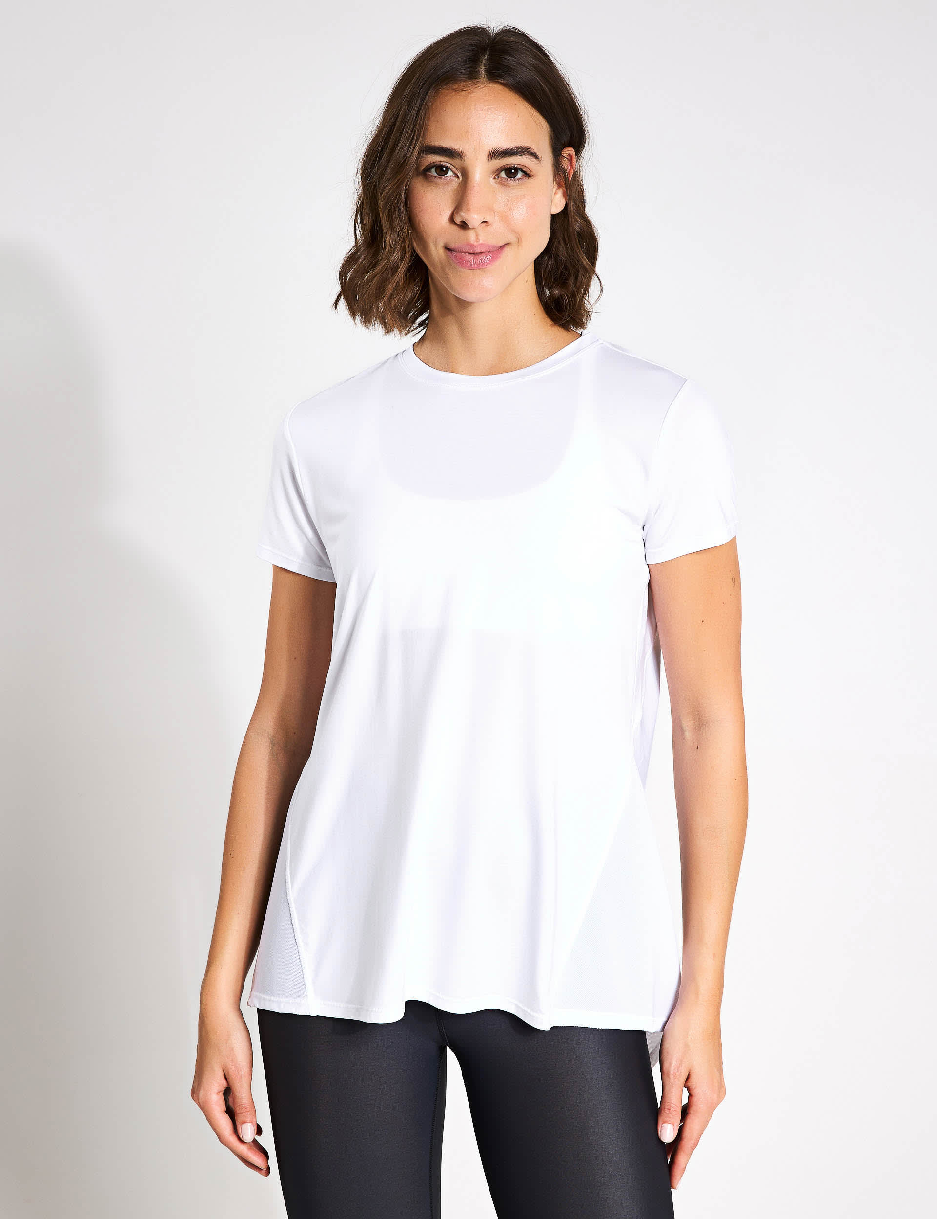 Lilybod Women's Kendall Modal Rich Round Neck T-Shirt - White, White