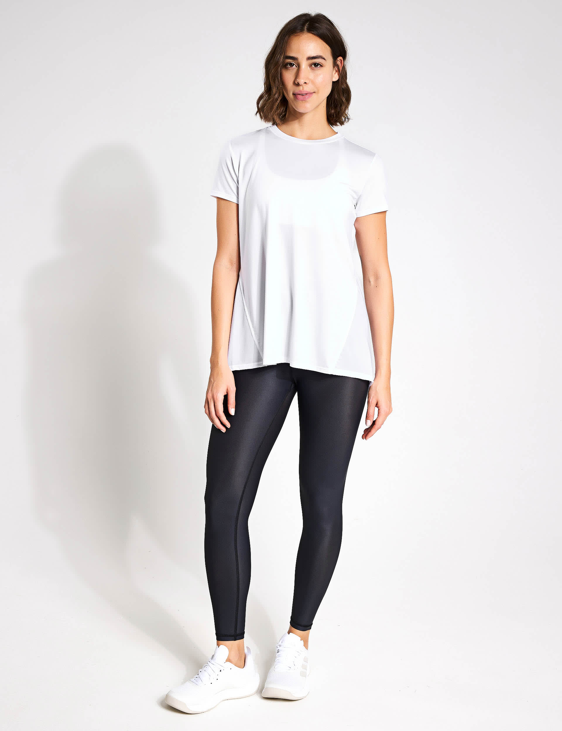 Lilybod Women's Kendall Modal Rich Round Neck T-Shirt - White, White