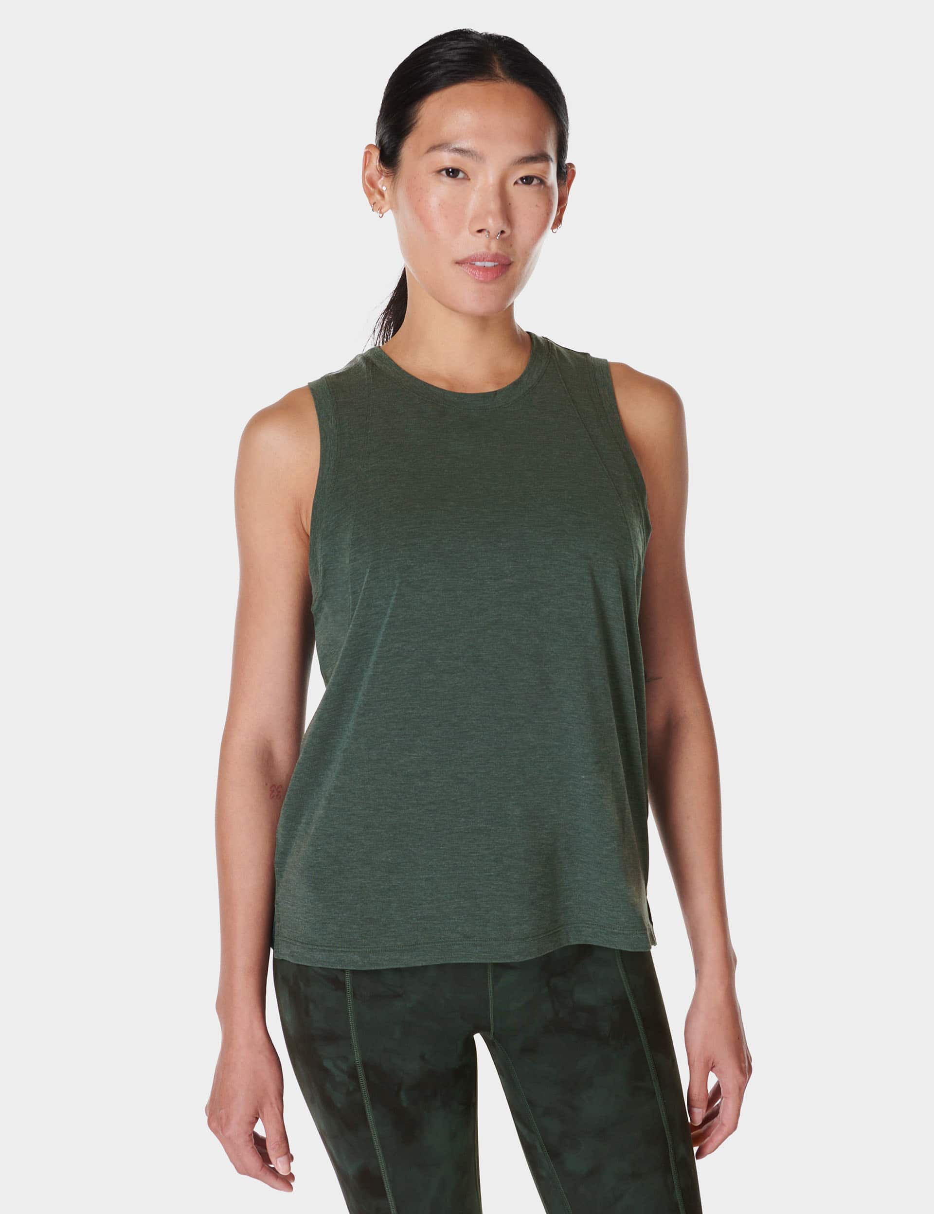 Sweaty Betty Women's Soft Flow Vest - Dark Green, Dark Green