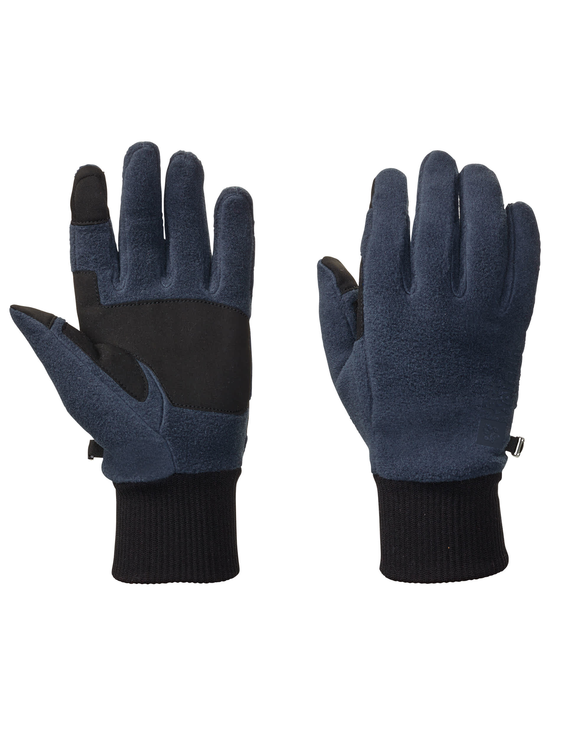 Jack Wolfskin Men's Vertigo Thermal Fleece Gloves - Dark Navy, Dark Navy